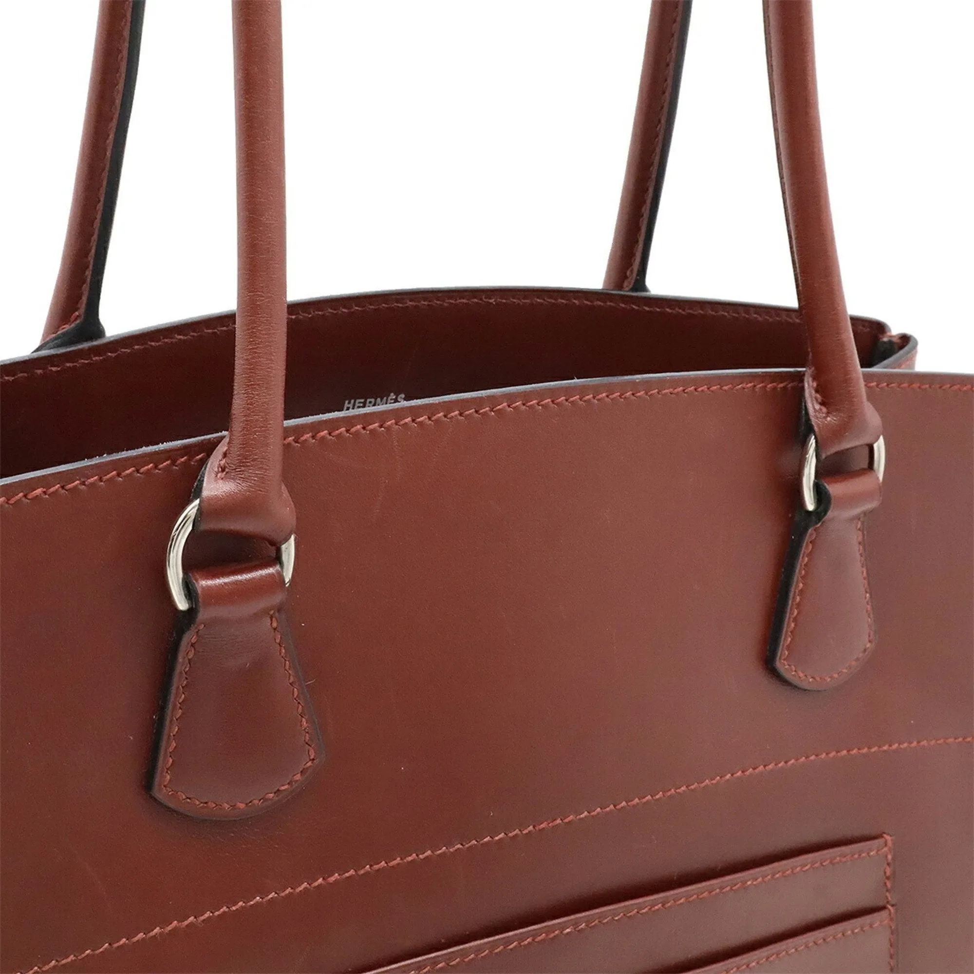 Hermes Kara Leather Shoulder Bag Tote Bag (Pre-Owned)