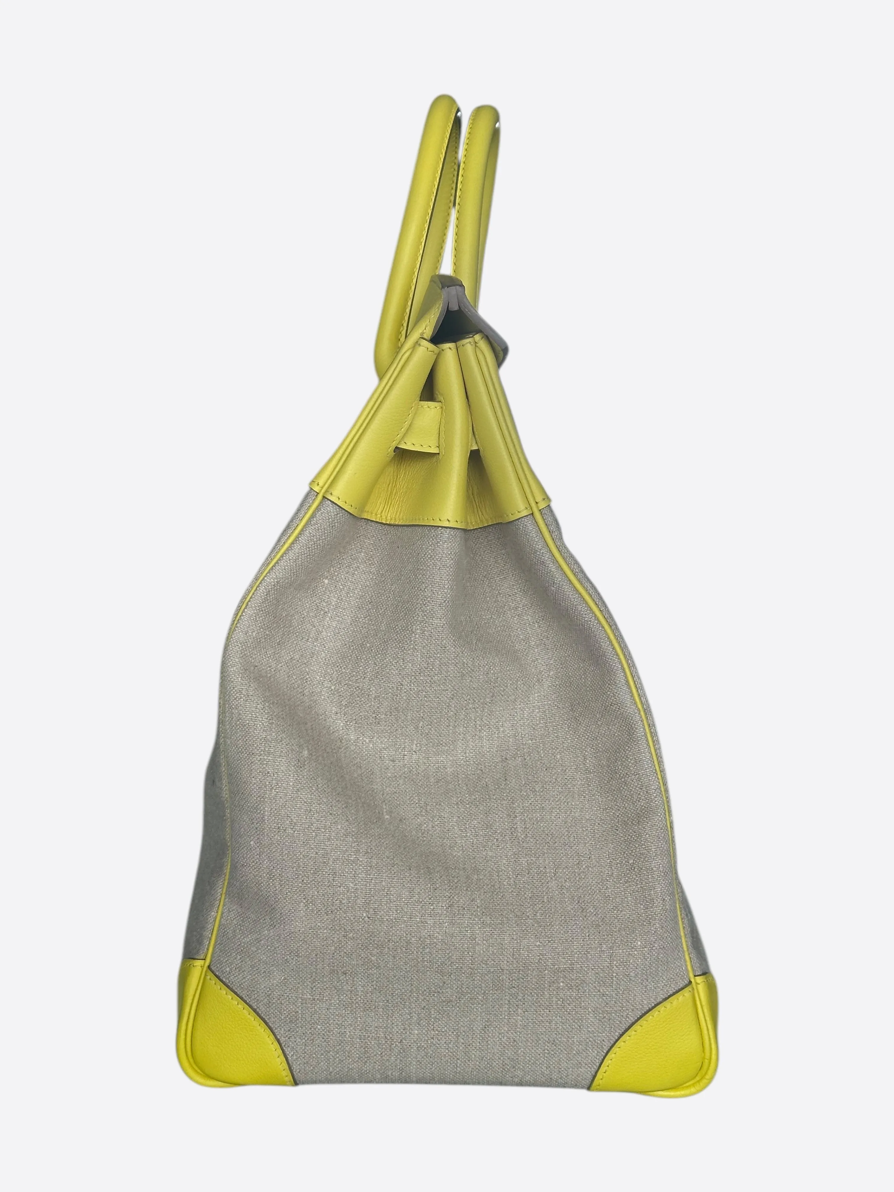 Hermes Lime Yellow Hac Birkin 50