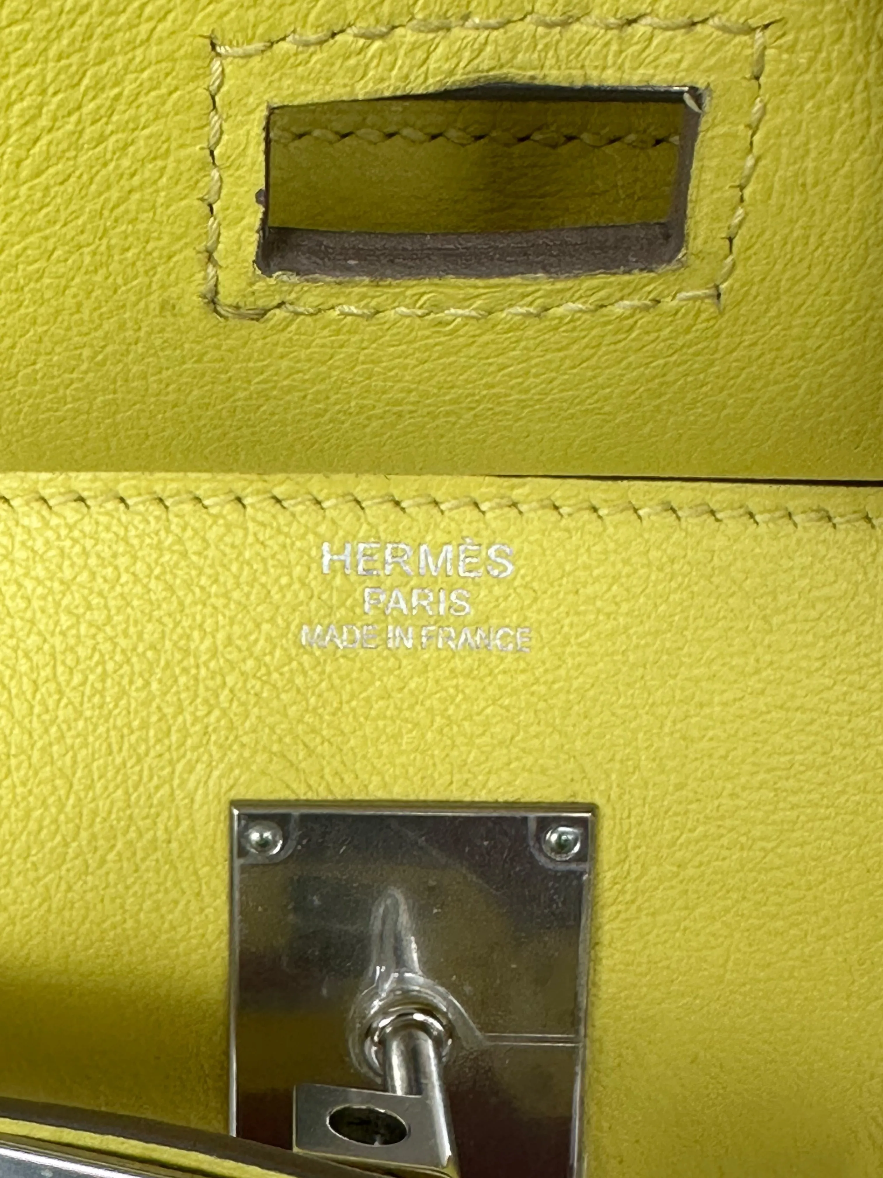 Hermes Lime Yellow Hac Birkin 50