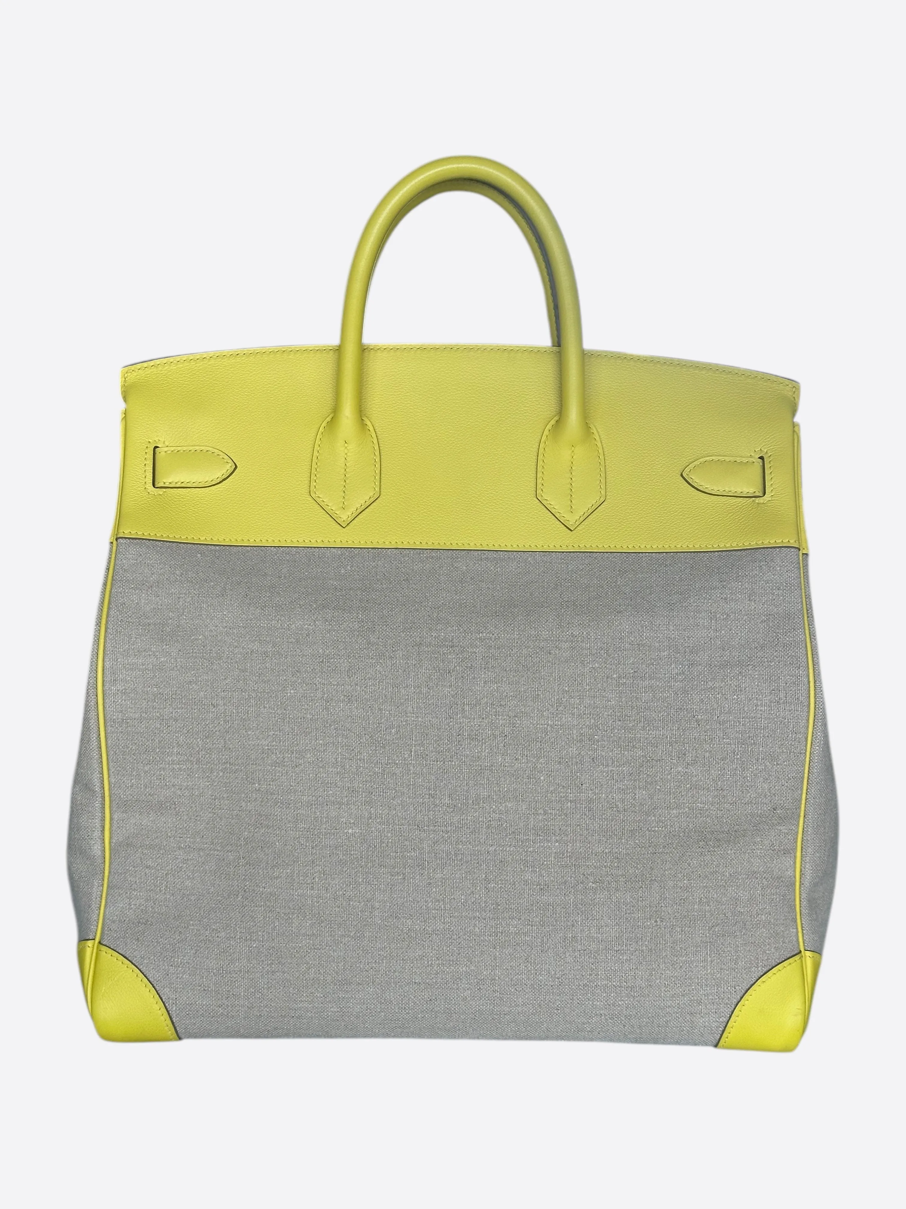 Hermes Lime Yellow Hac Birkin 50