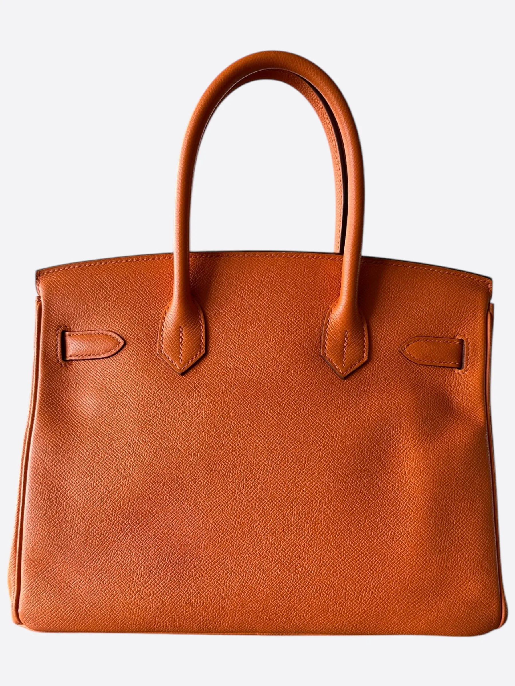 Hermes Orange Epsom Birkin 30