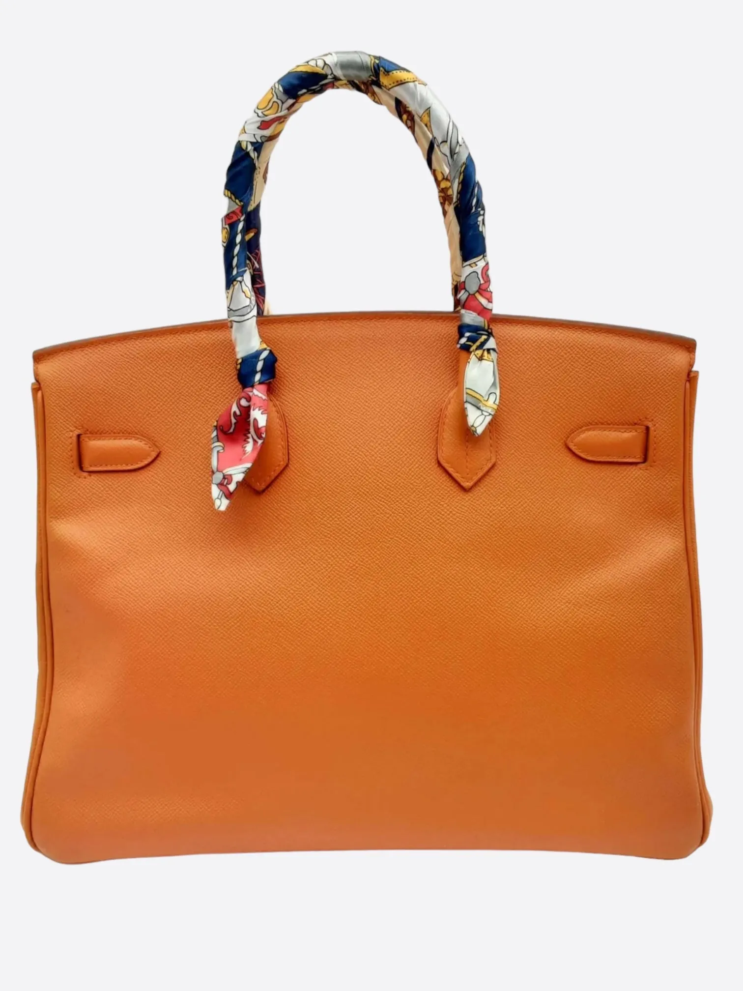 Hermes Orange Epsom Birkin 35
