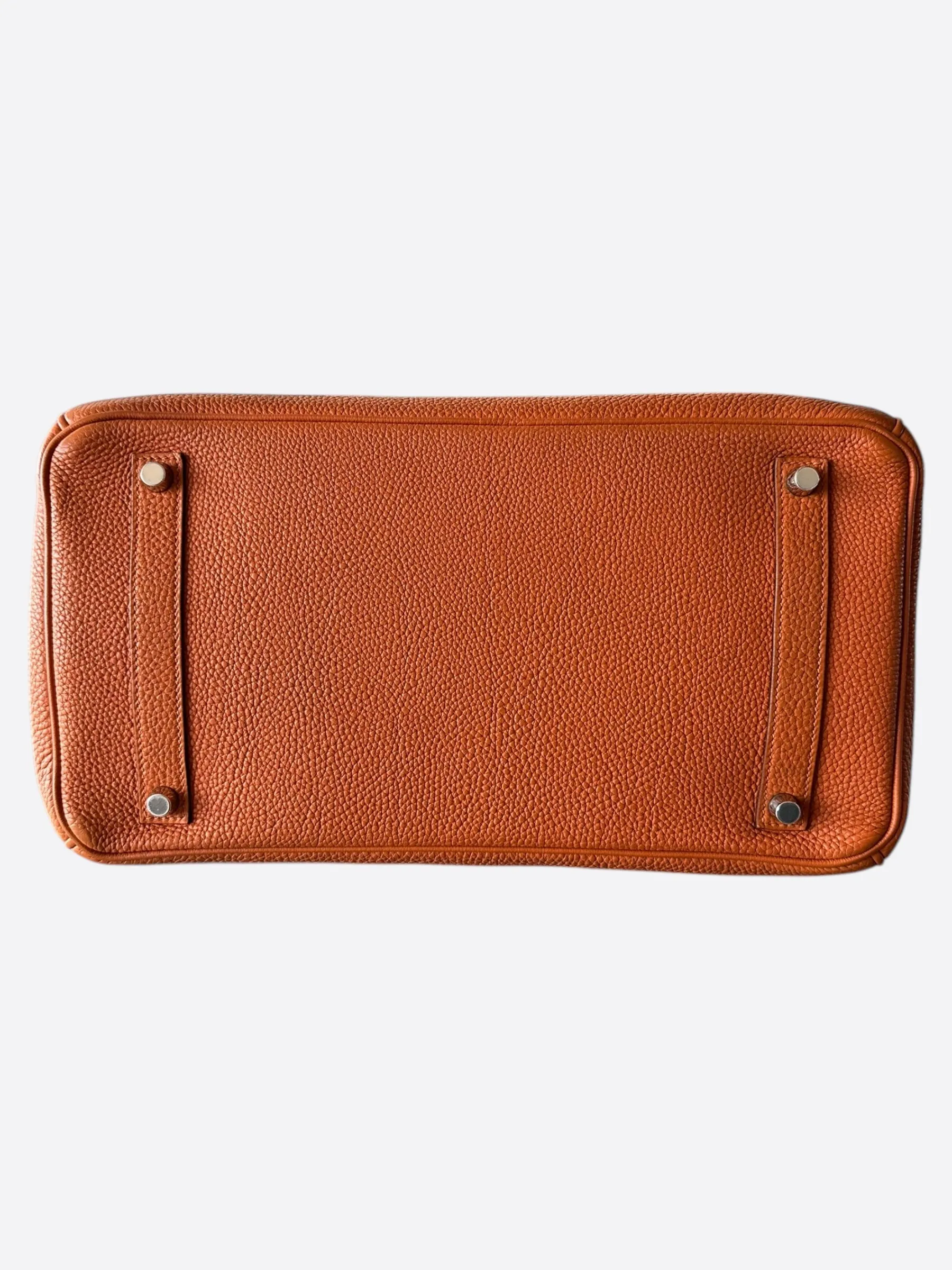 Hermes Orange Togo Birkin 35