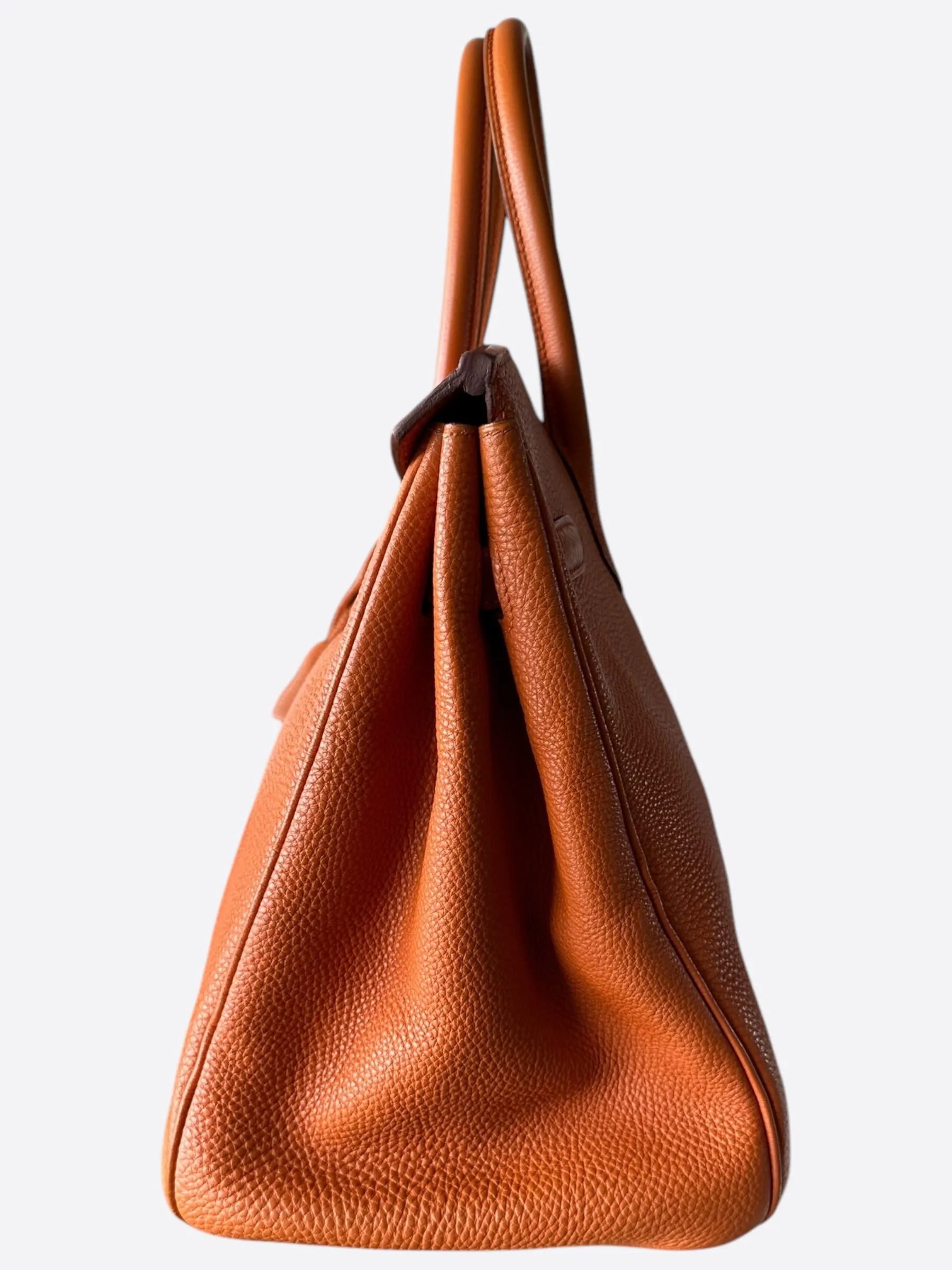Hermes Orange Togo Birkin 35