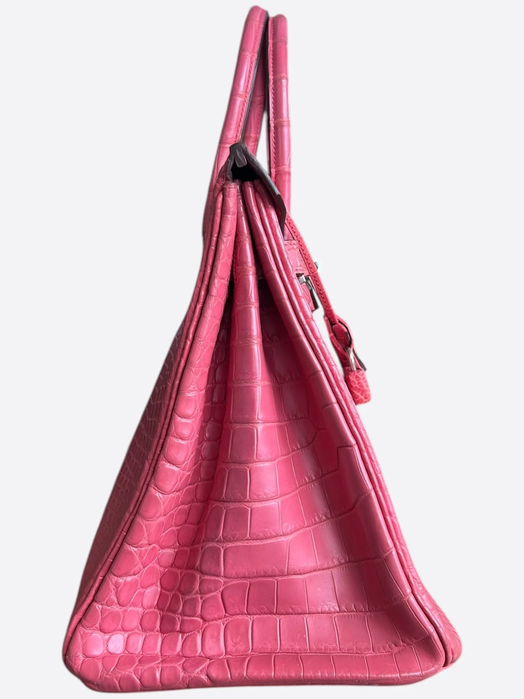 Hermes Pink Crocodile Birkin 35