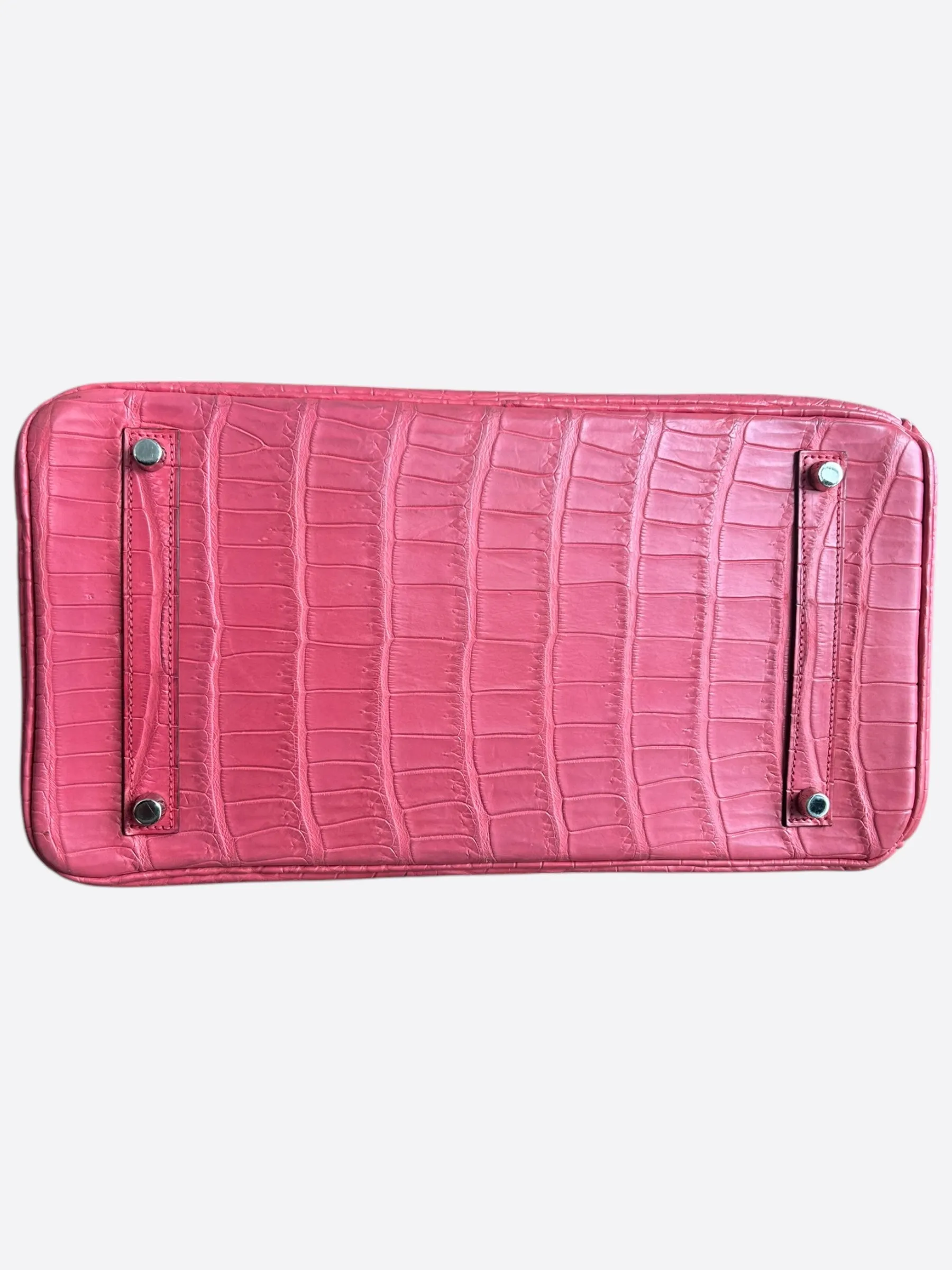 Hermes Pink Crocodile Birkin 35