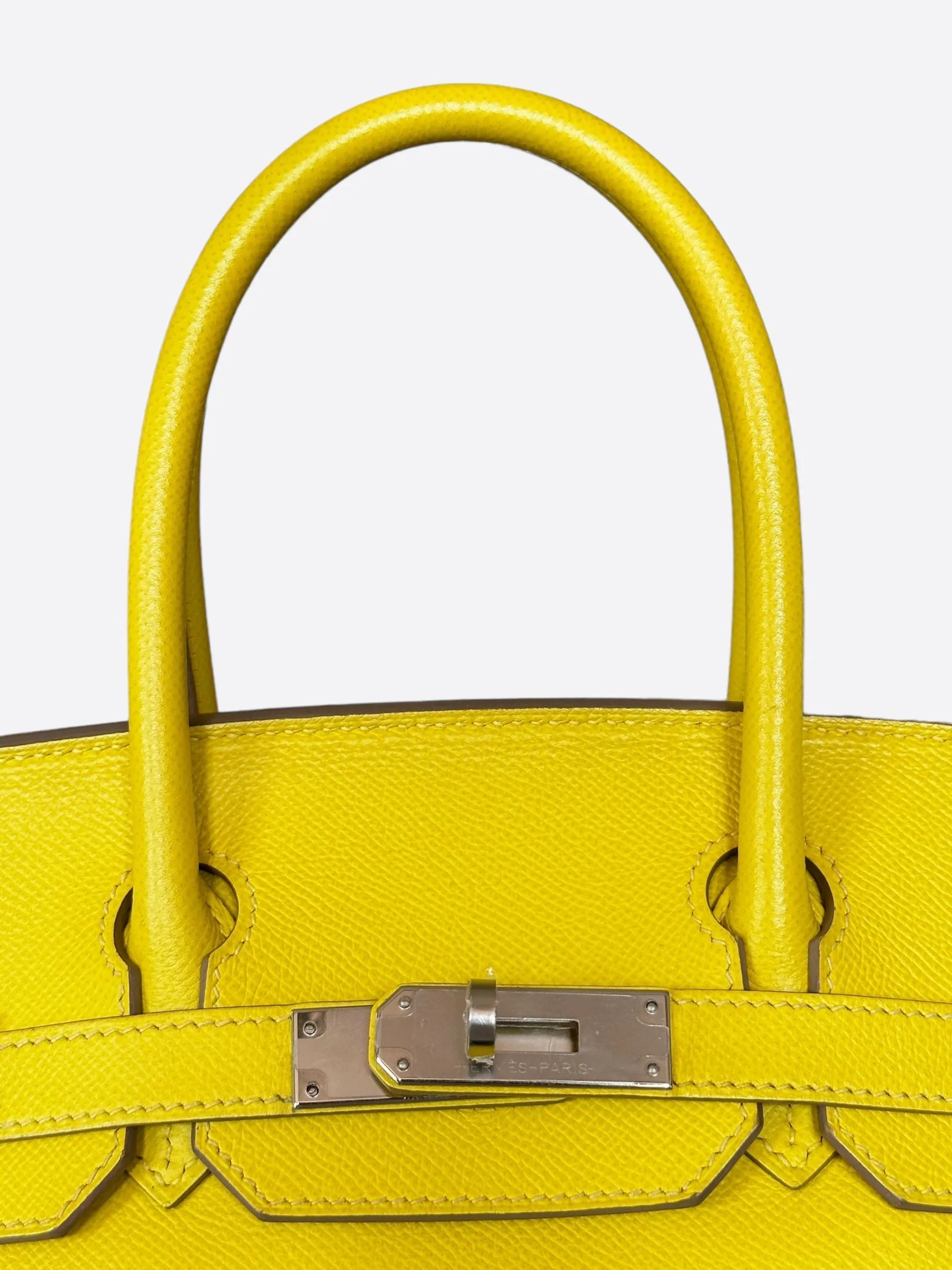 Hermes Yellow Epsom Birkin 30