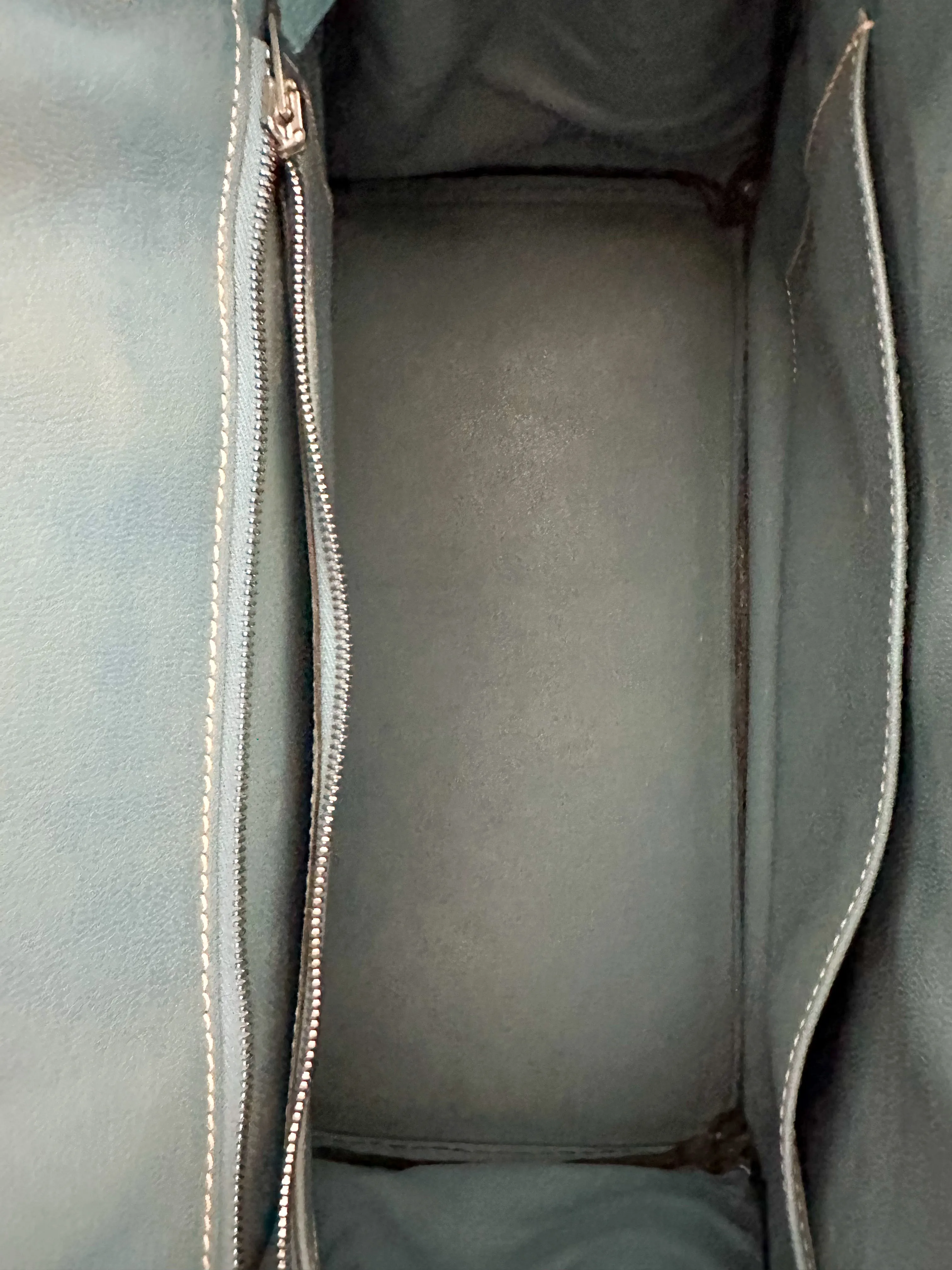 Herms Blue Jean Porosus Crocodile Birkin 30