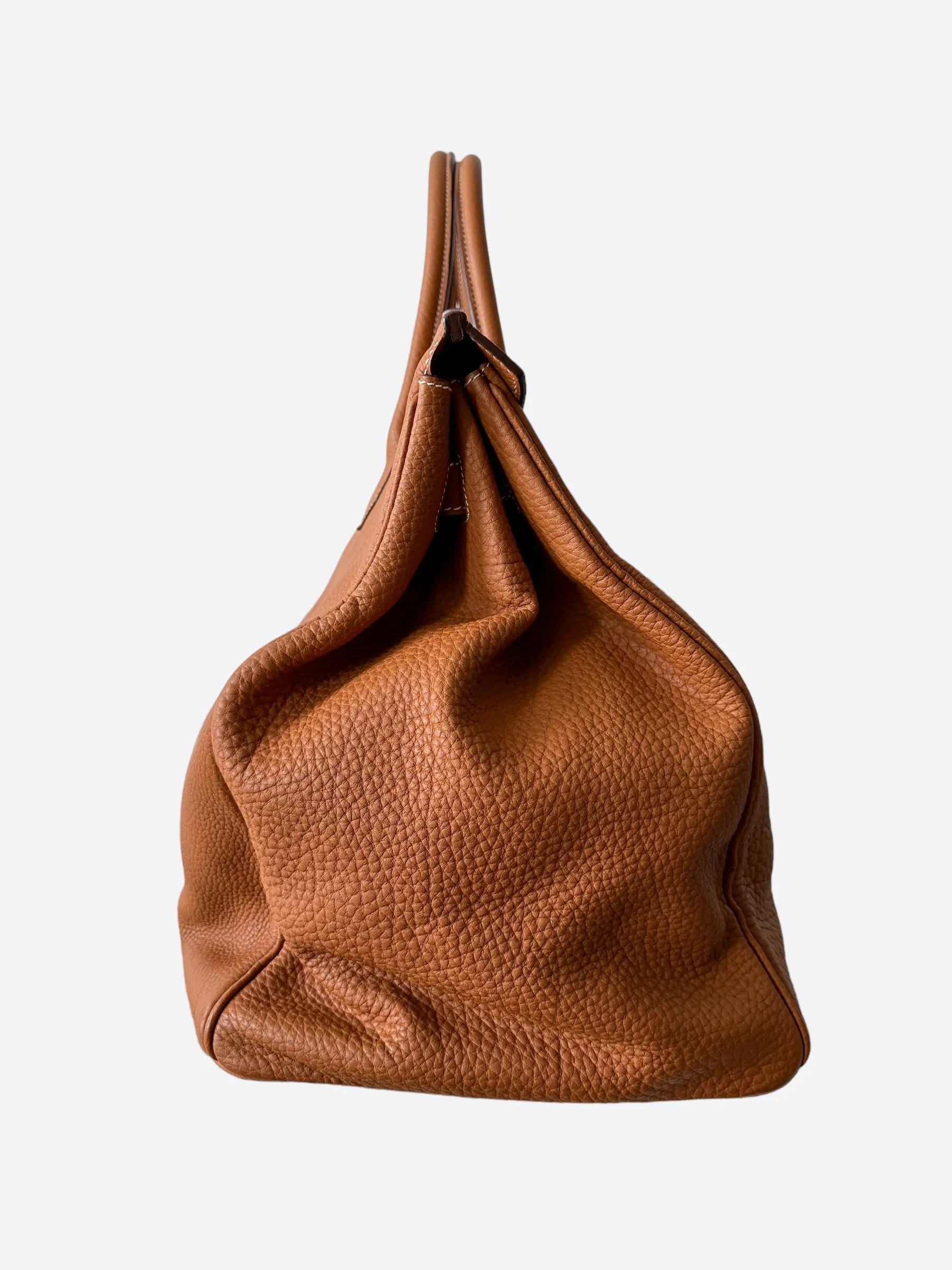 Herms Brown Clemence Birkin 50