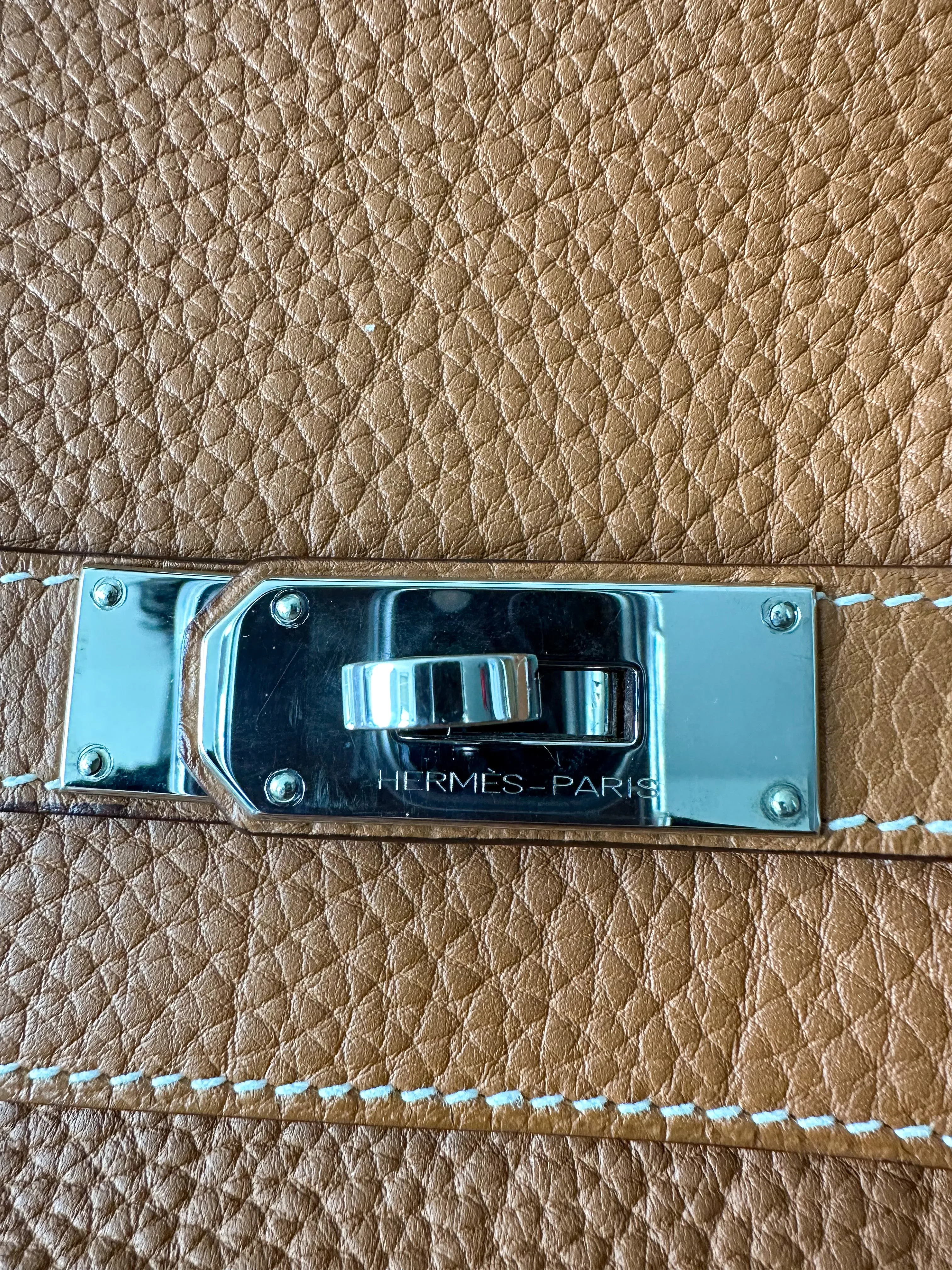 Herms Brown Clemence Birkin 50
