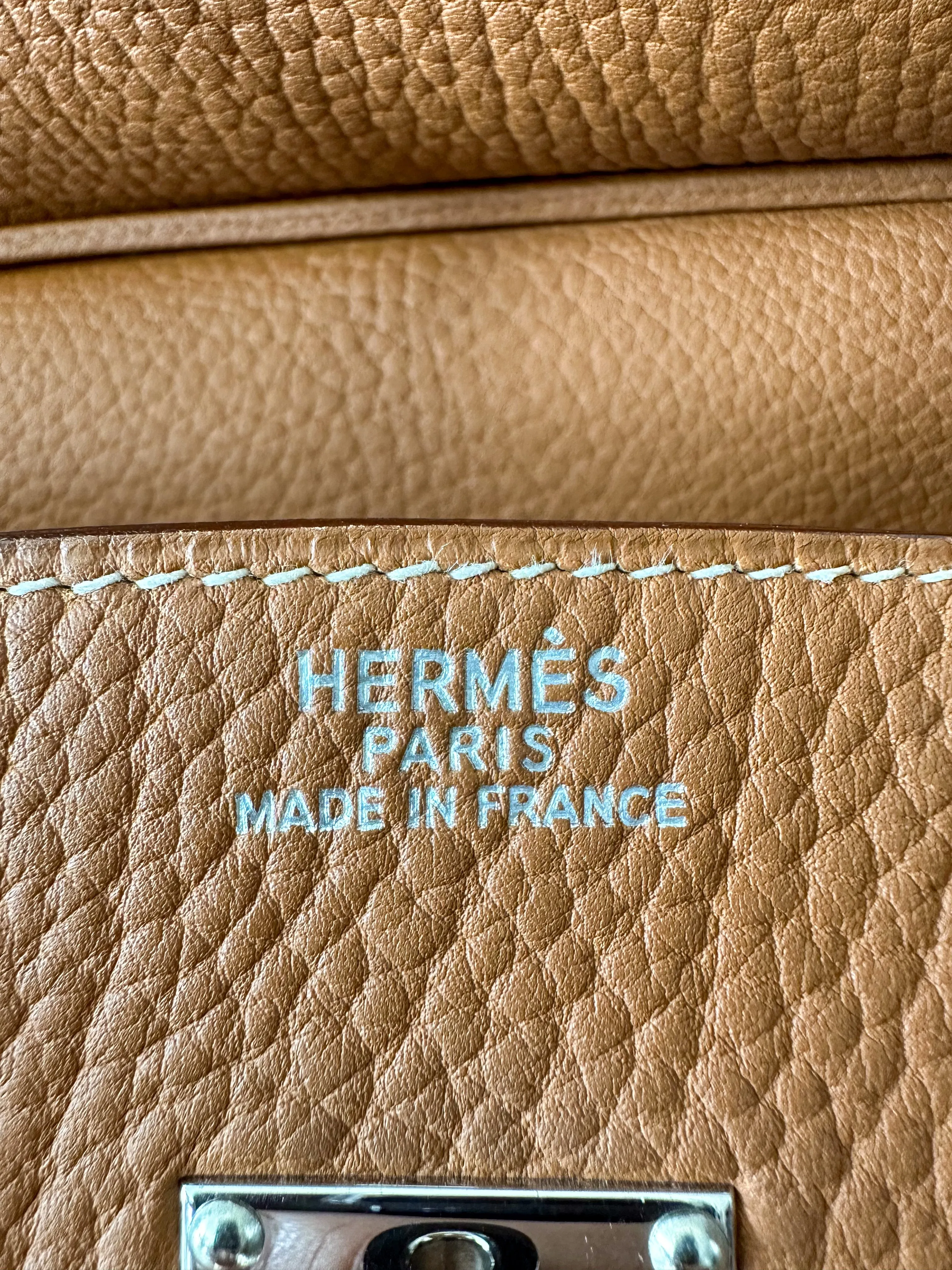 Herms Brown Clemence Birkin 50