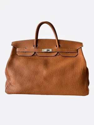 Herms Brown Clemence Birkin 50