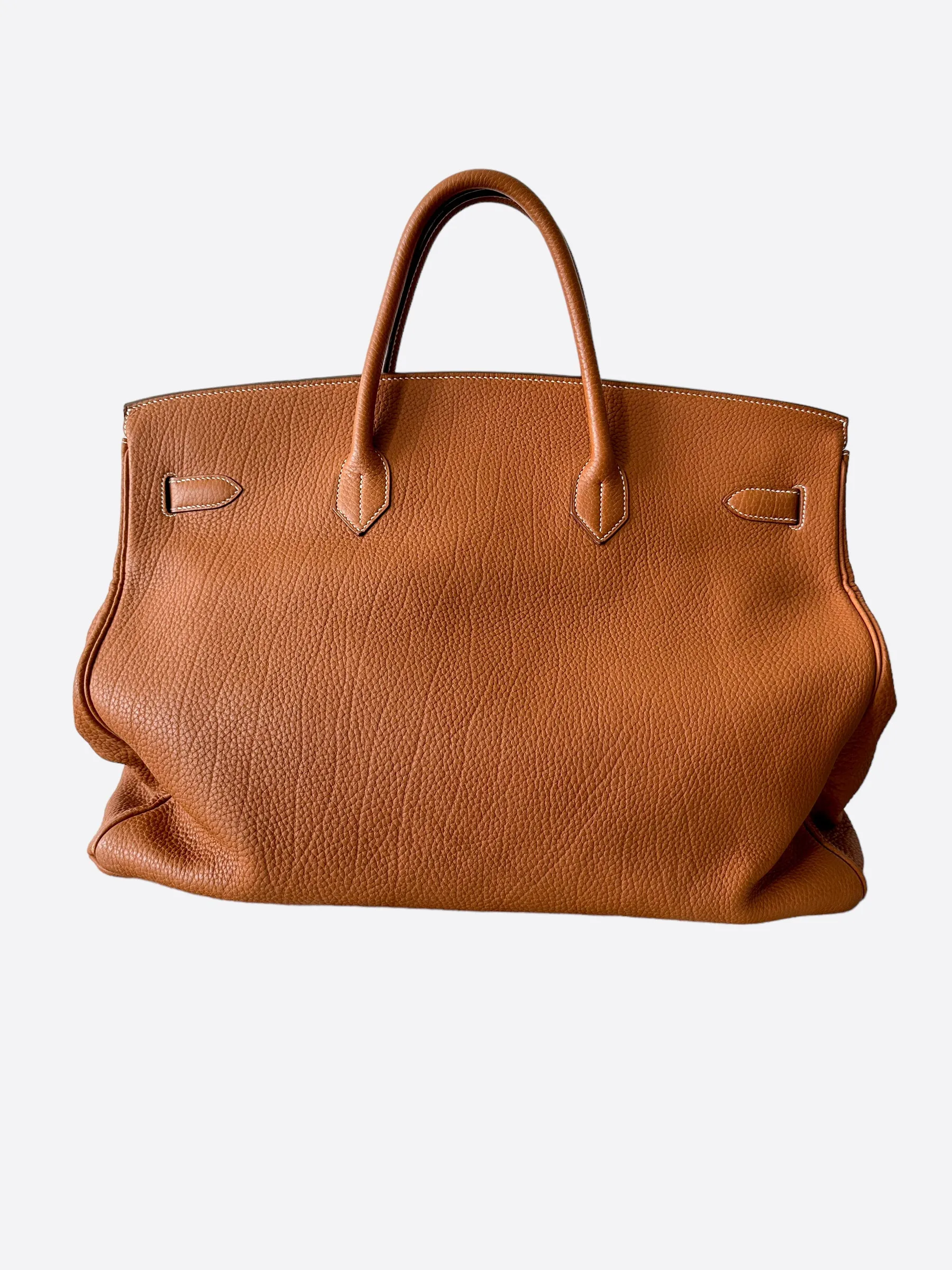 Herms Brown Clemence Birkin 50