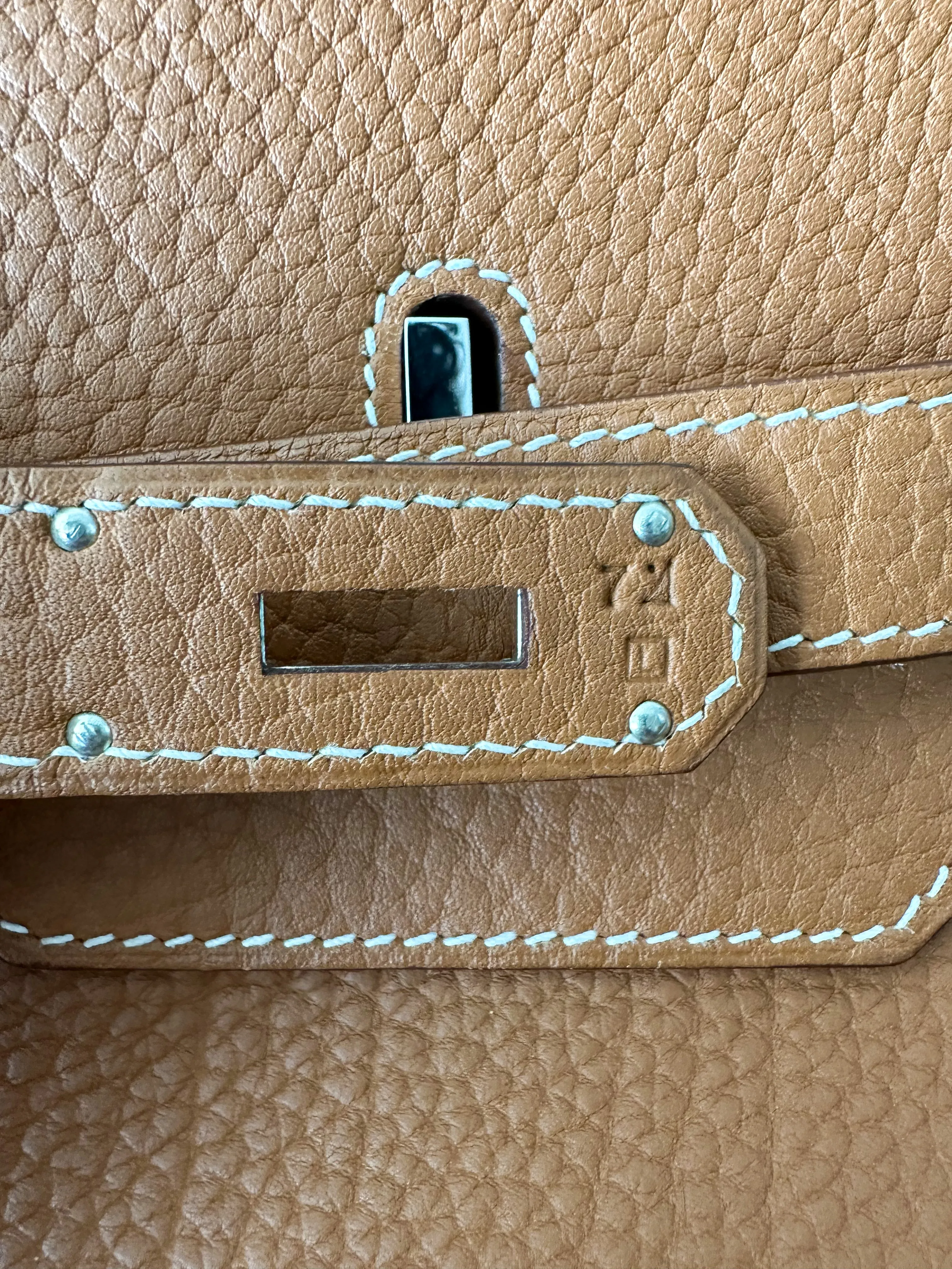 Herms Brown Clemence Birkin 50