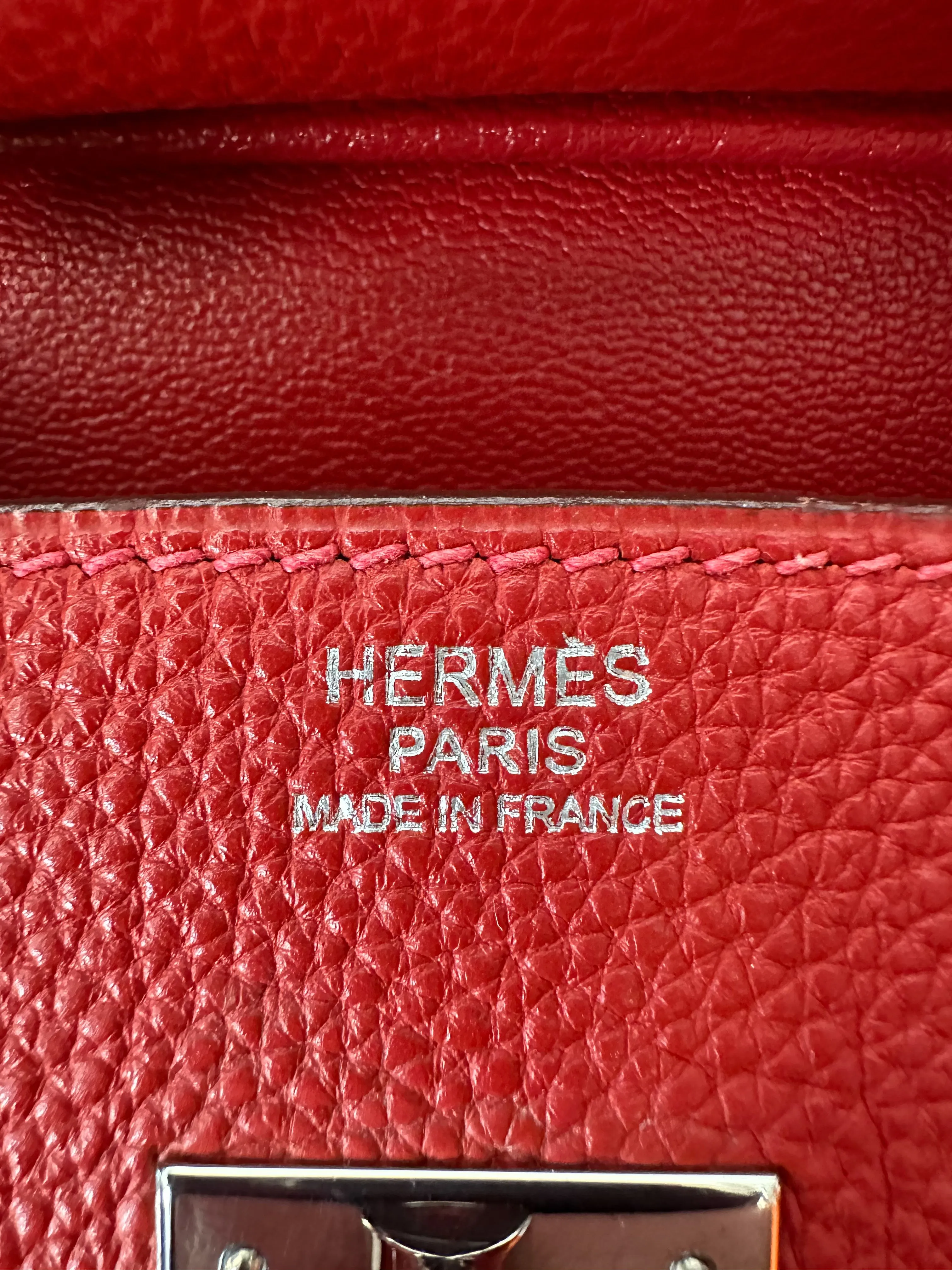 Herms Capucines Togo Leather Birkin 30