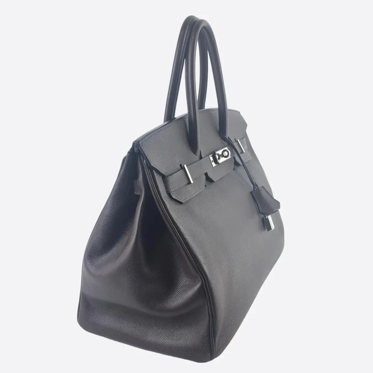 Herms Chocolate Epsom Leather Birkin 35