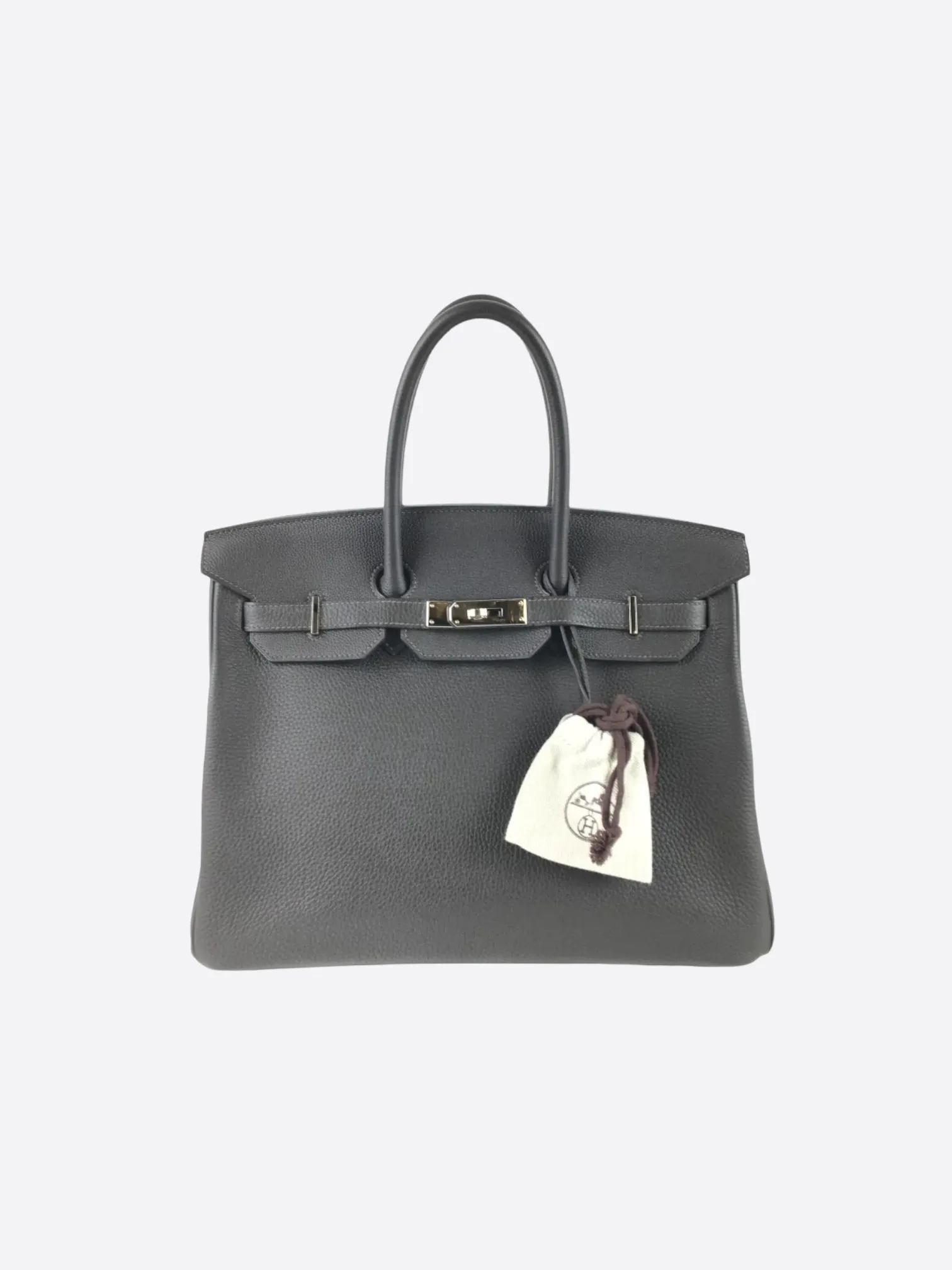 Herms Graphite Gray Togo Leather Birkin 35