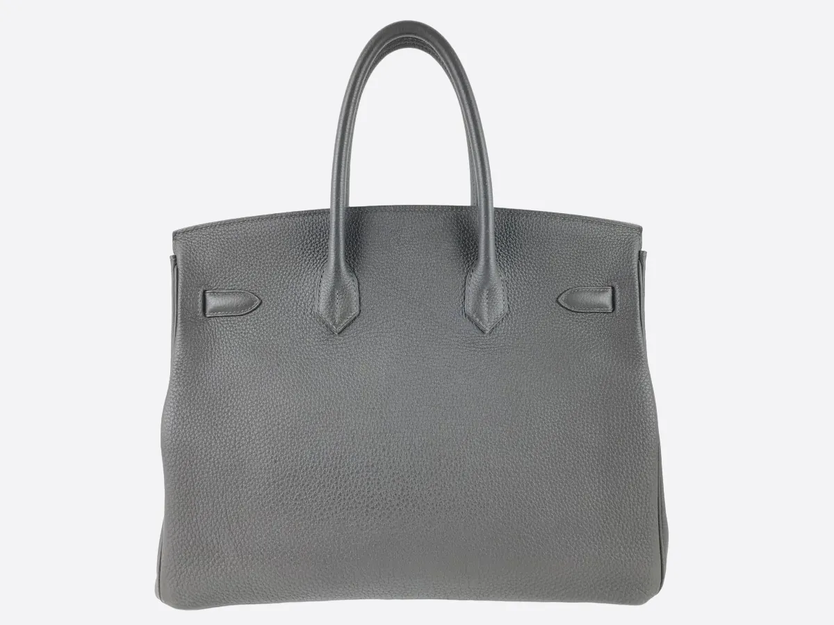 Herms Graphite Gray Togo Leather Birkin 35