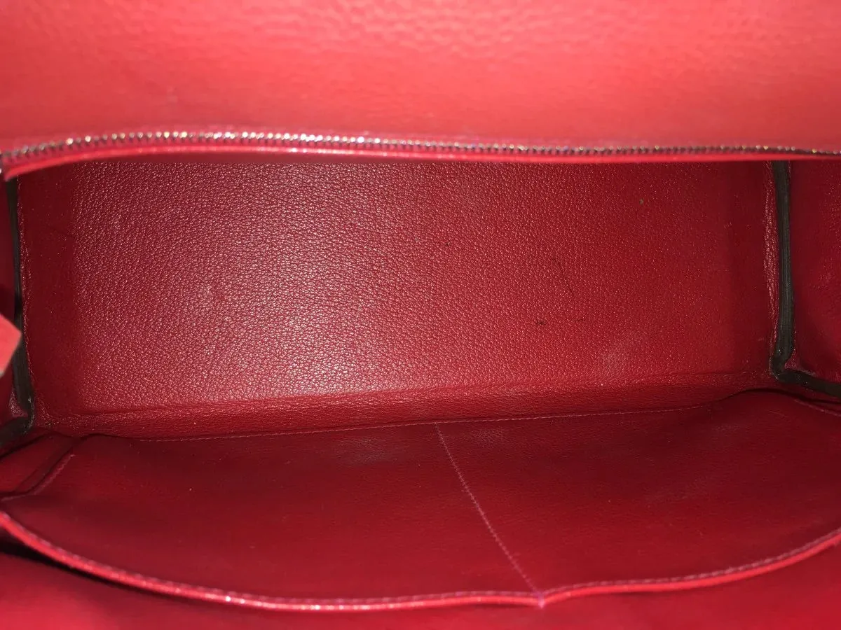 Herms Light Red Epsom Leather Kelly 32