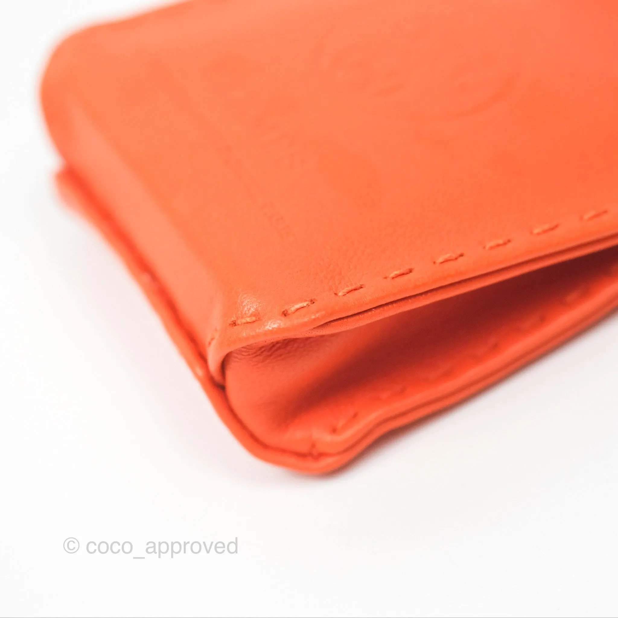 Herms Orange Shopping Bag Charm