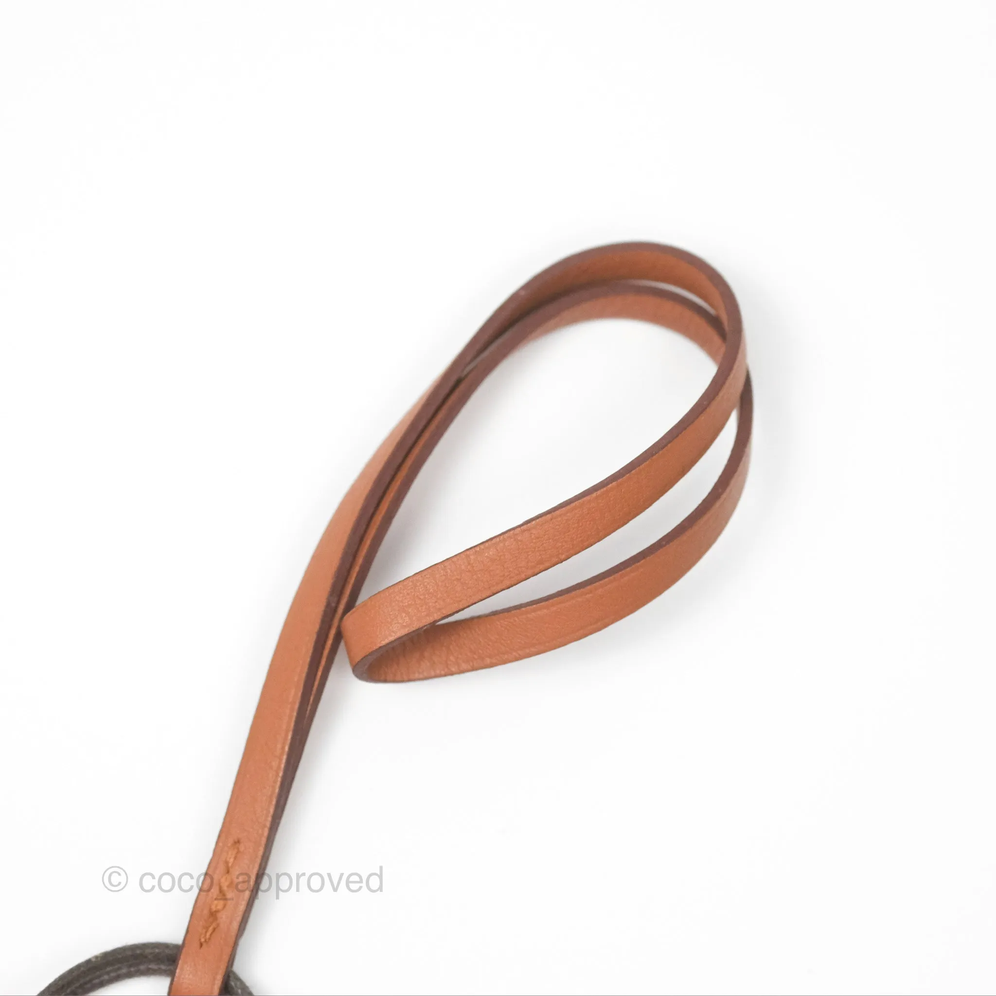 Herms Orange Shopping Bag Charm