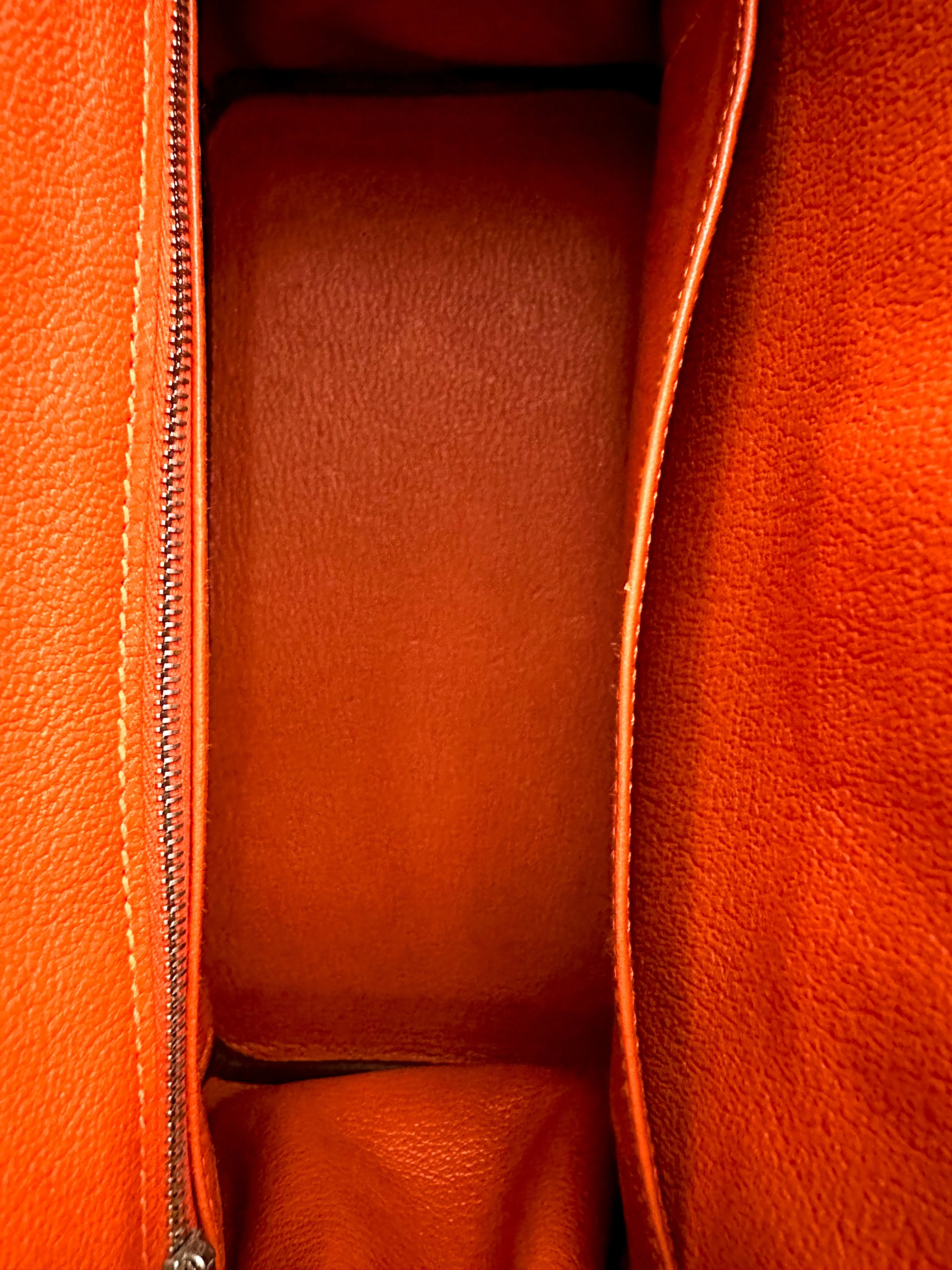 Herms Orange Togo Birkin 25