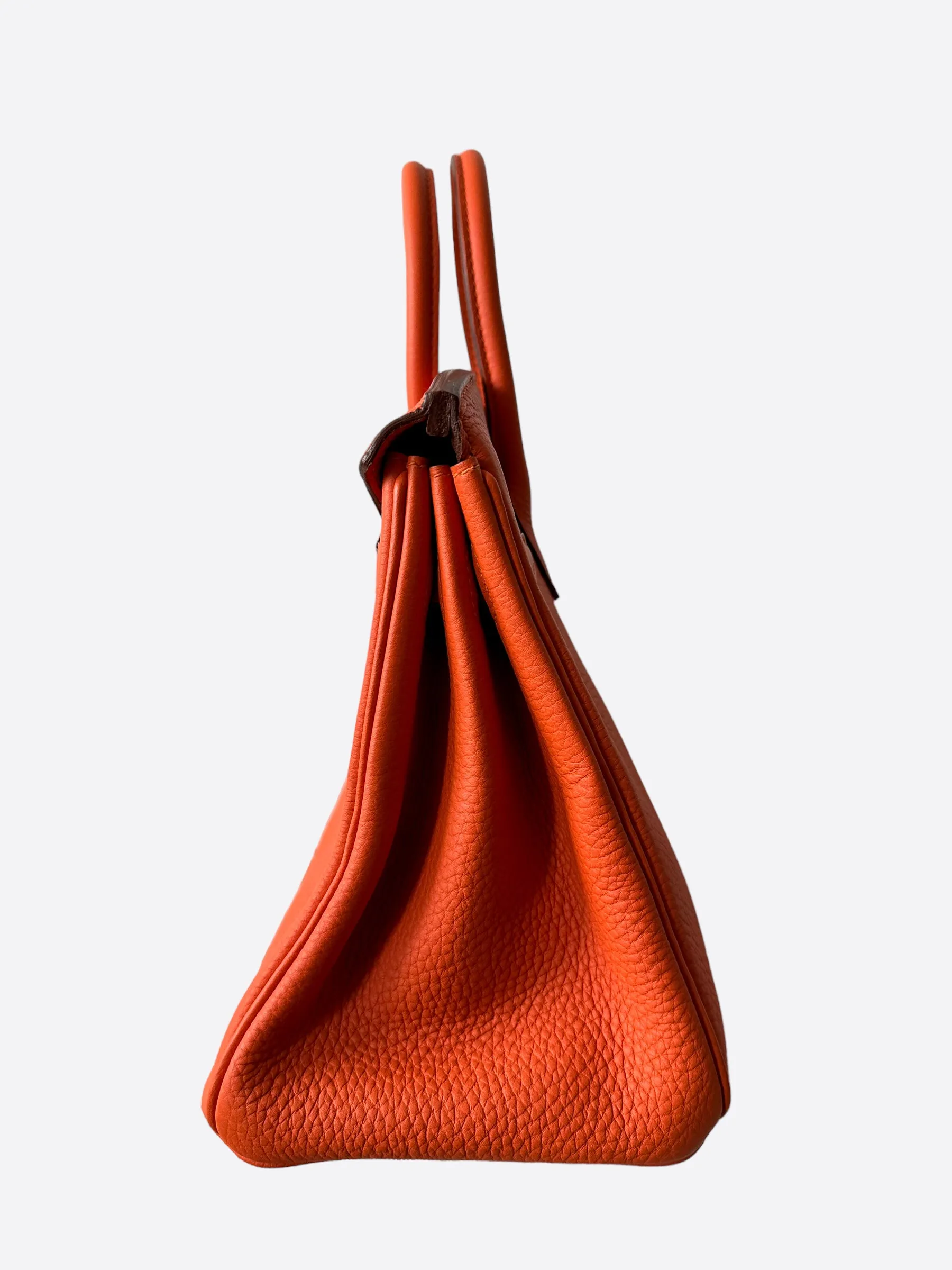 Herms Orange Togo Birkin 25
