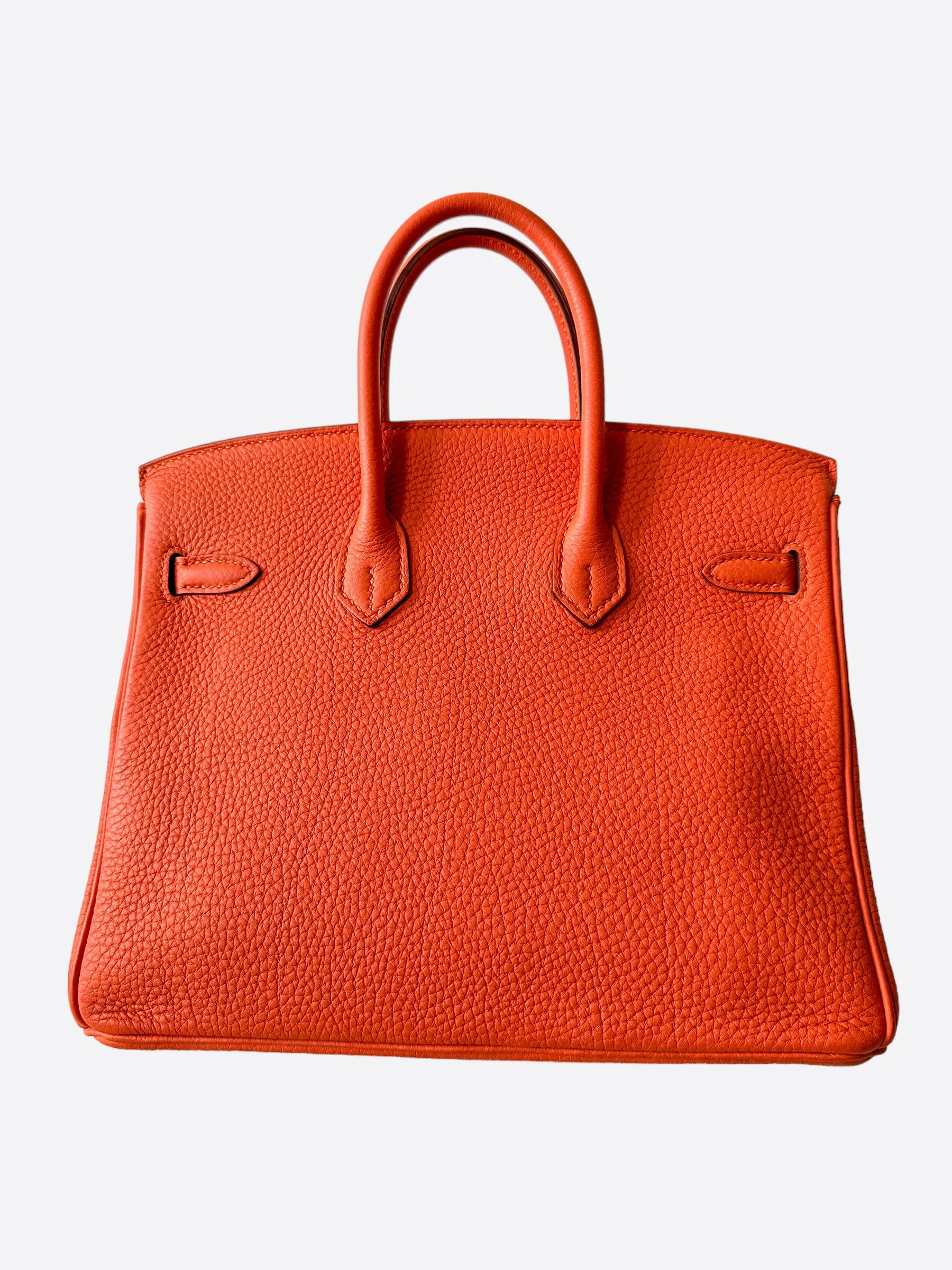 Herms Orange Togo Birkin 25
