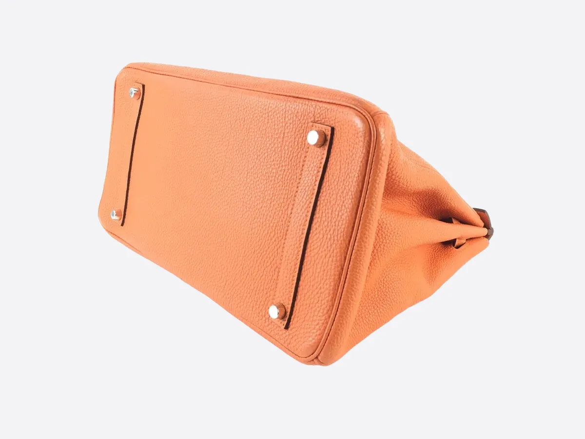 Herms Orange Togo Leather Birkin 35