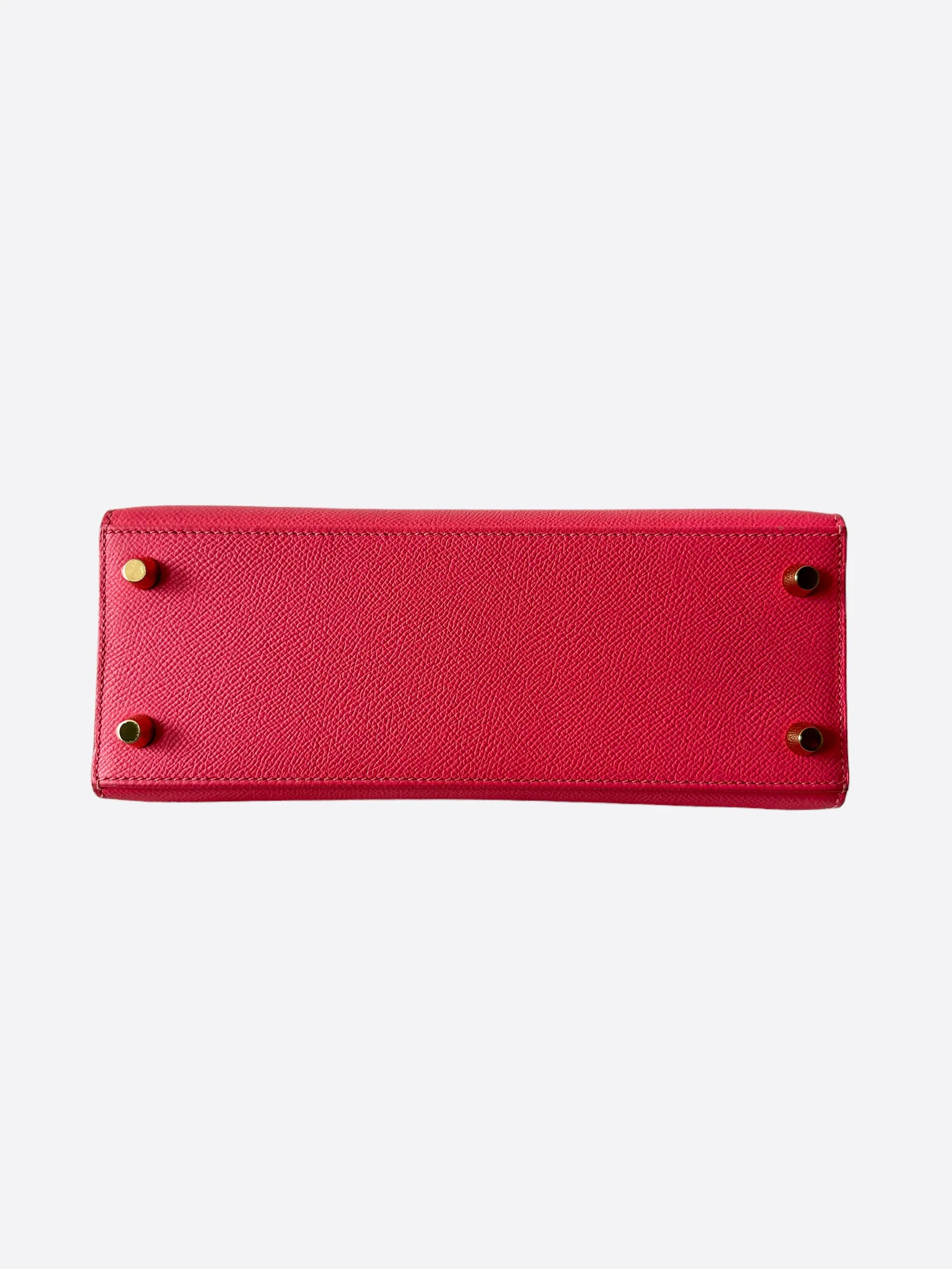Herms Pink & Black Epsom Kelly 25