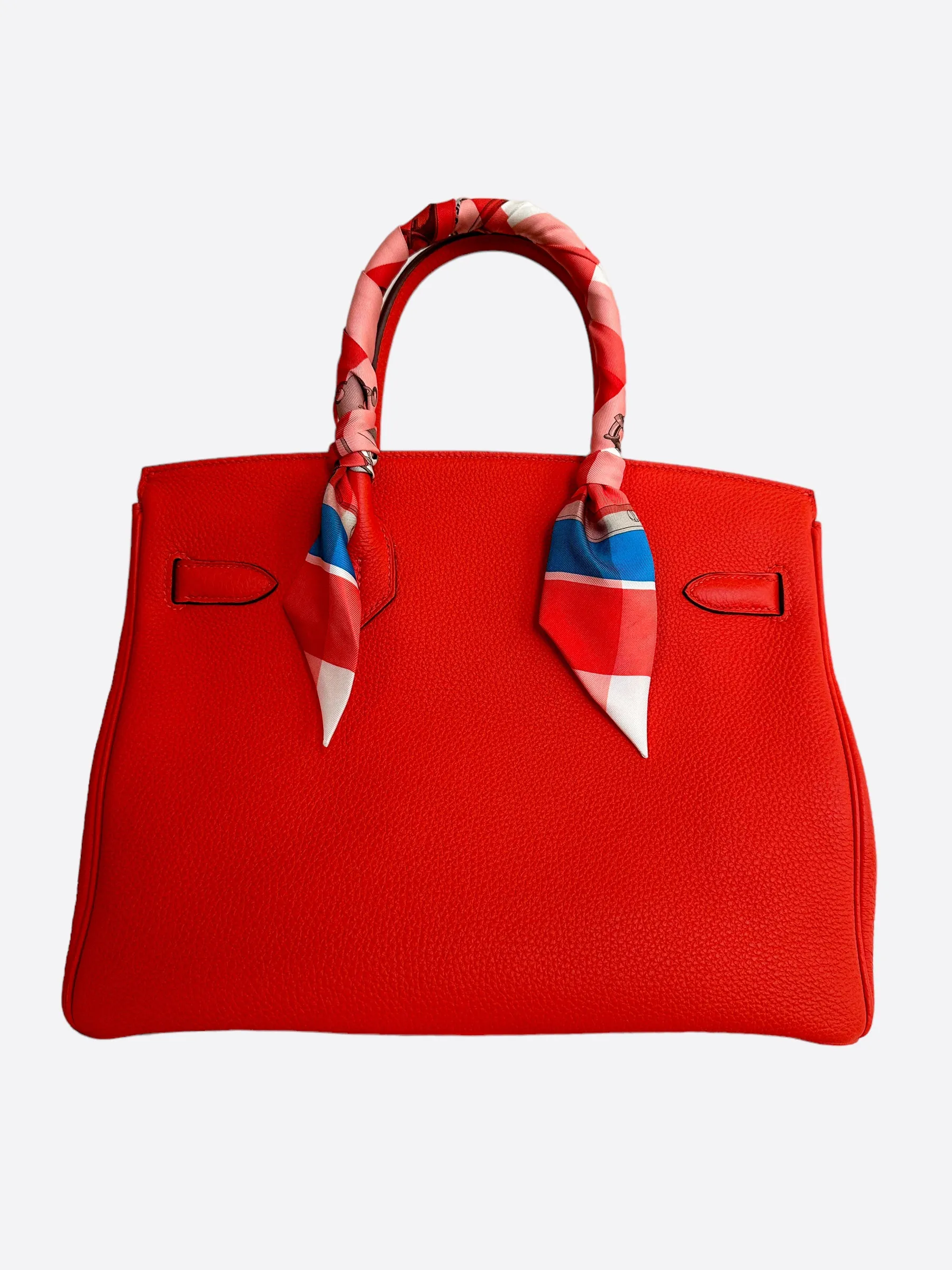 Herms Red Togo Birkin 30