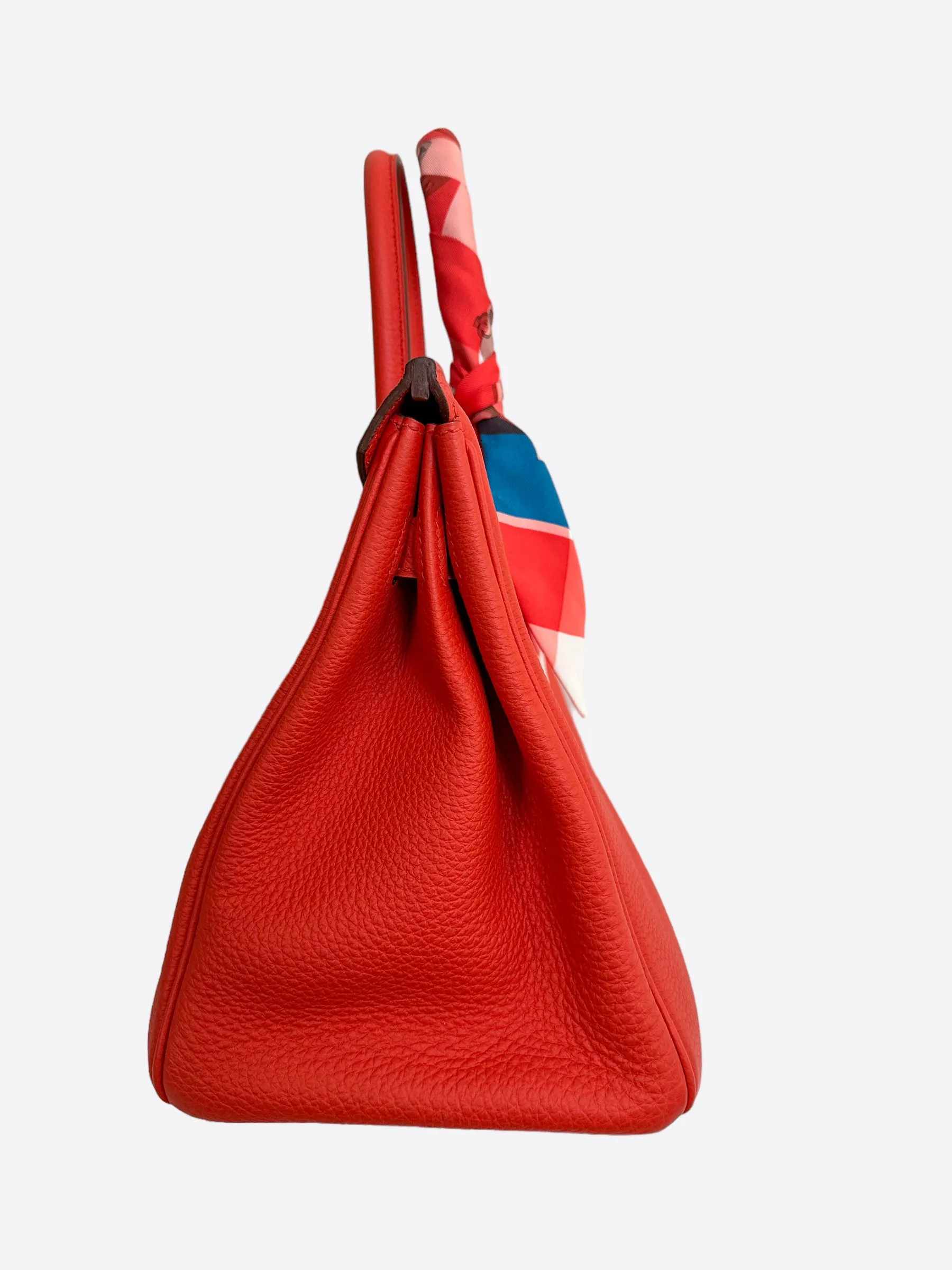 Herms Red Togo Birkin 30
