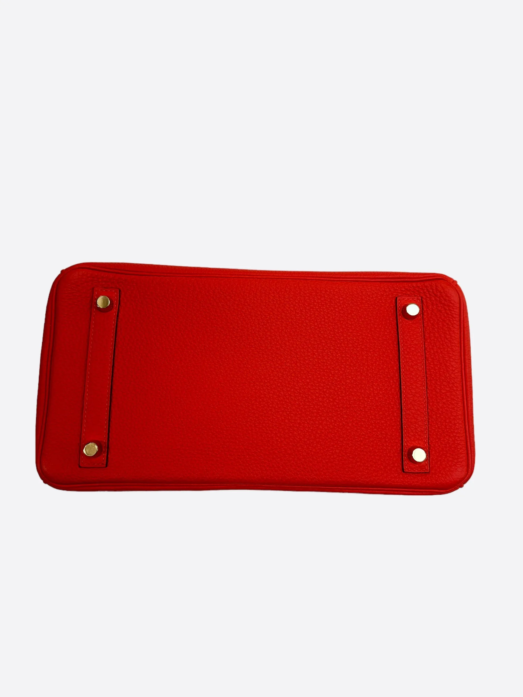 Herms Red Togo Birkin 30