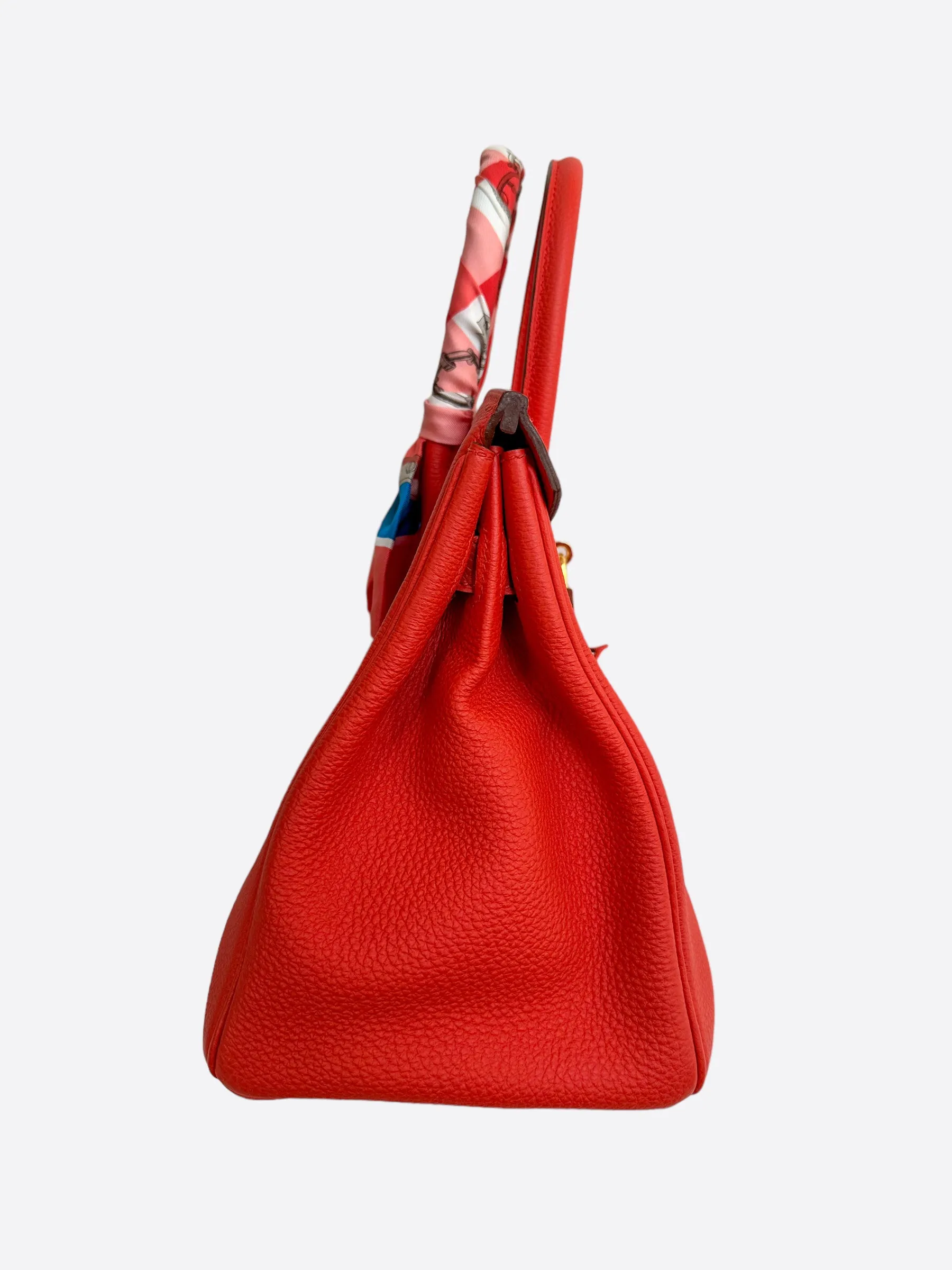 Herms Red Togo Birkin 30