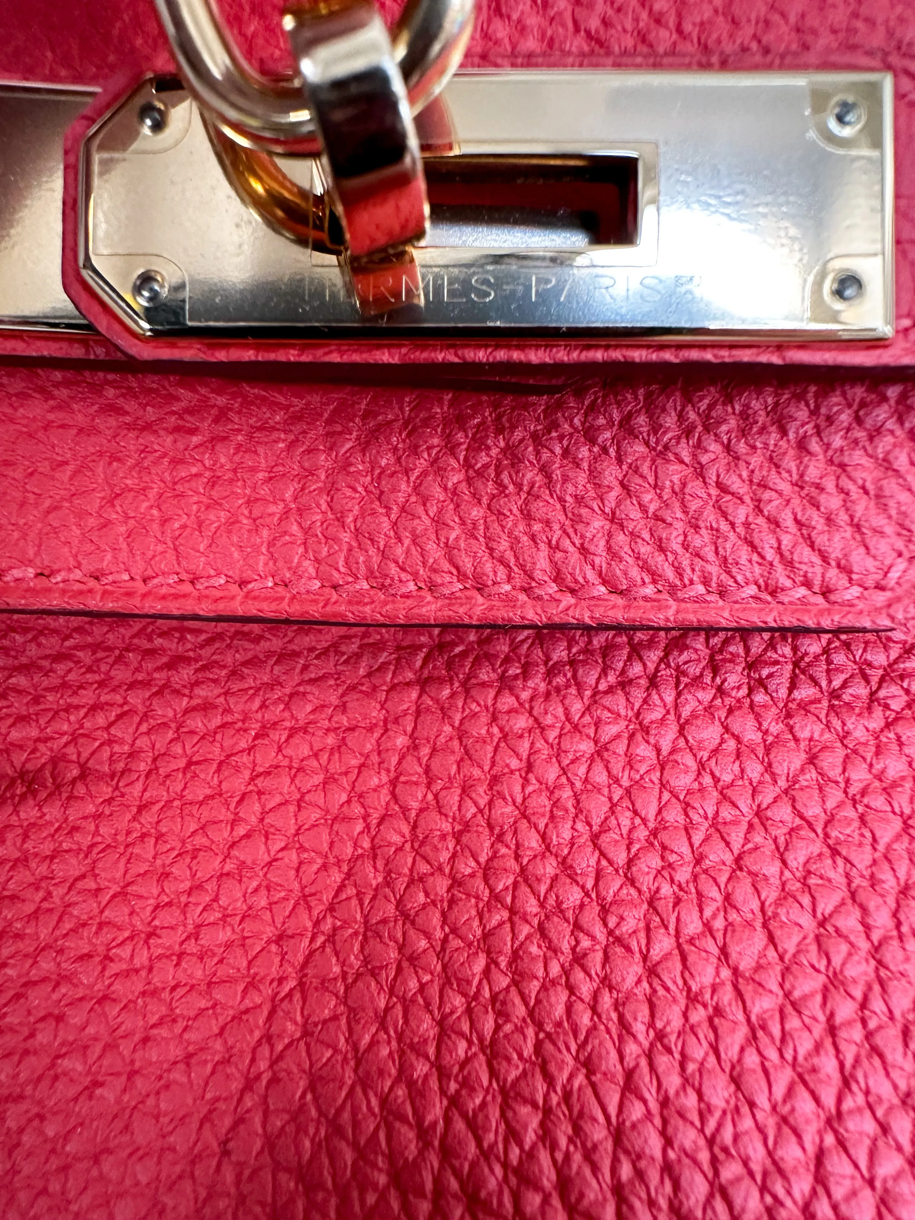 Herms Red Togo Birkin 30