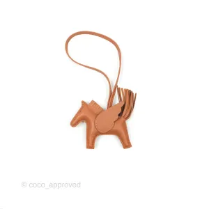 Herms Rodeo Pegase PM Bag Charm Gold