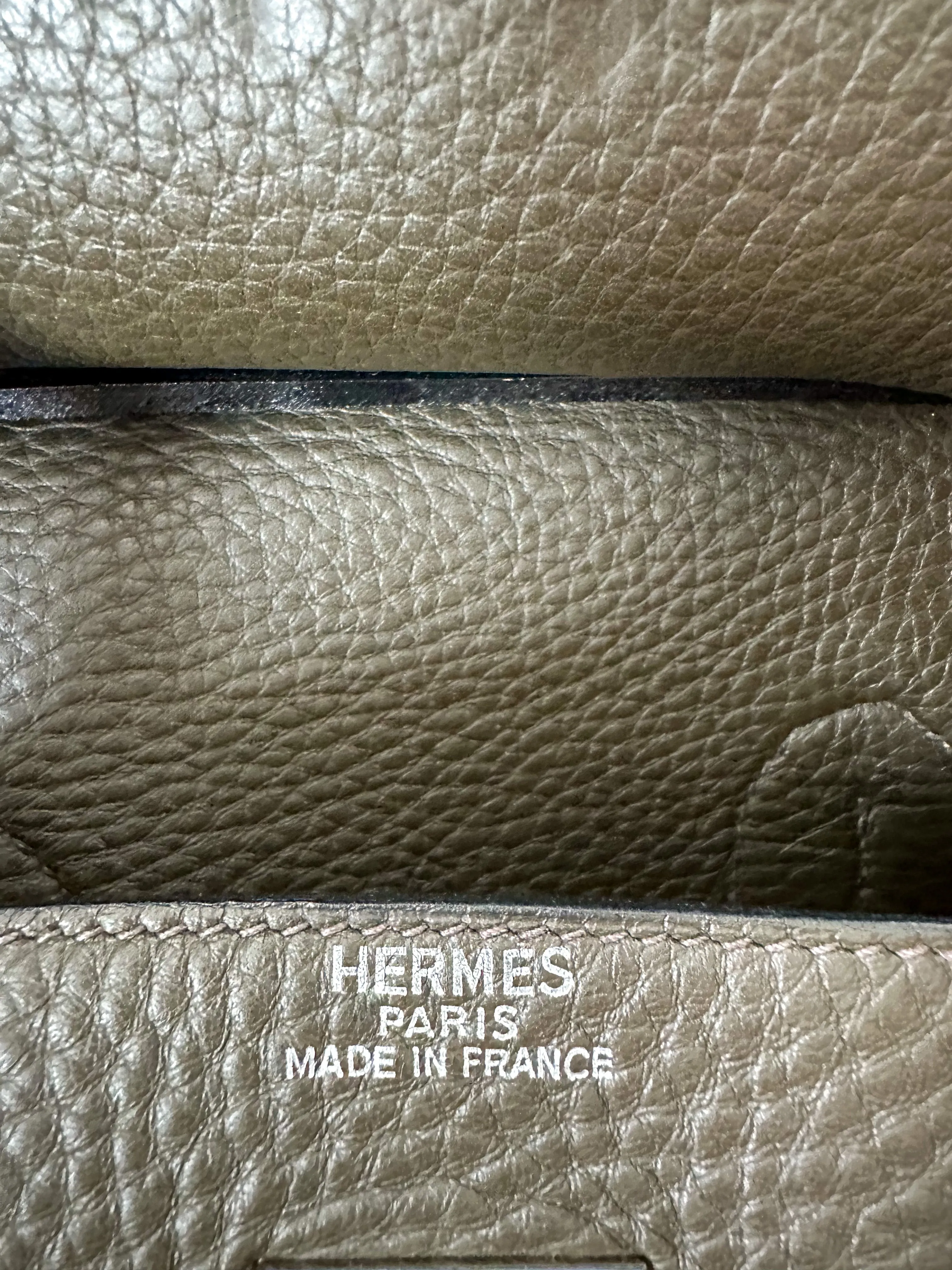Herms Vert Bronze Togo Birkin 50