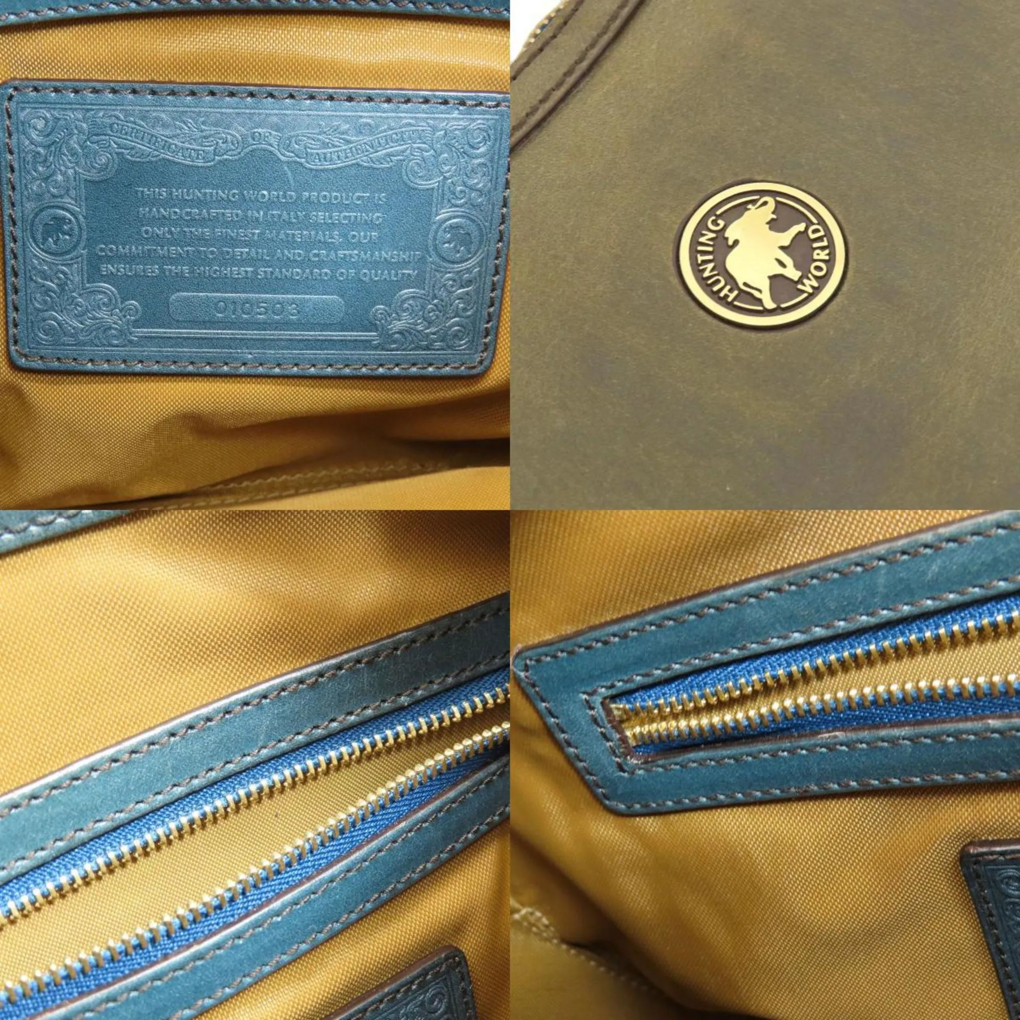 Hunting World   Leather Handbag (Pre-Owned)