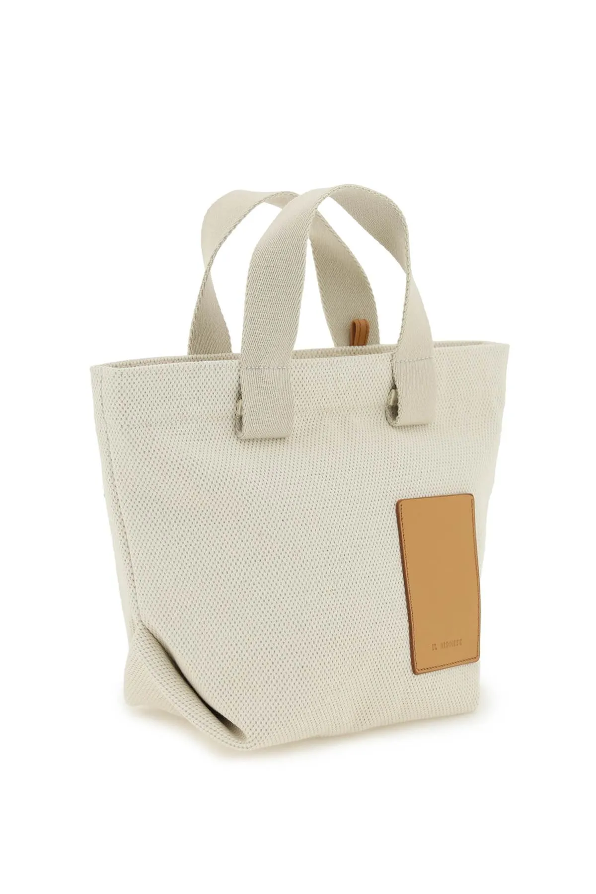 Il bisonte cotton handbag