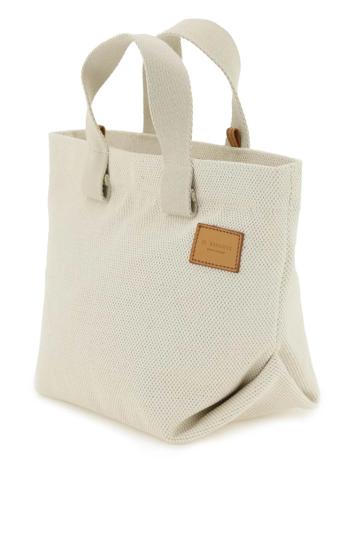 Il bisonte cotton handbag
