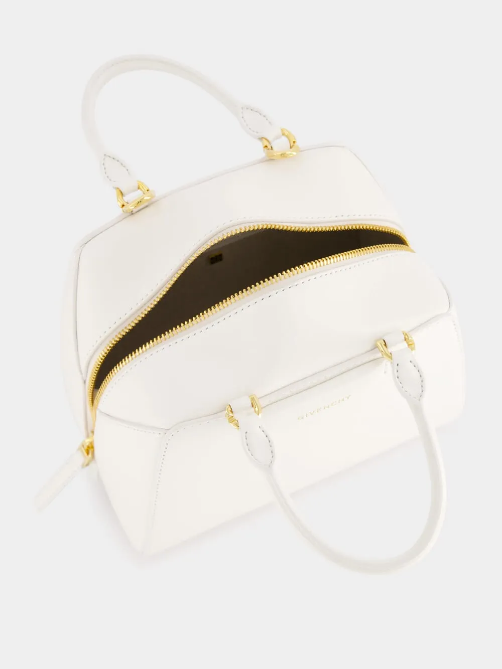 Ivory Mini Antigona Cube Bag