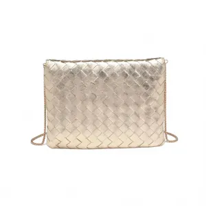 Ivy Clutch In Gold