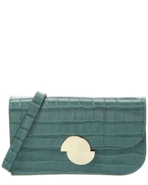 Jason Wu Croc-Embossed Leather Clutch