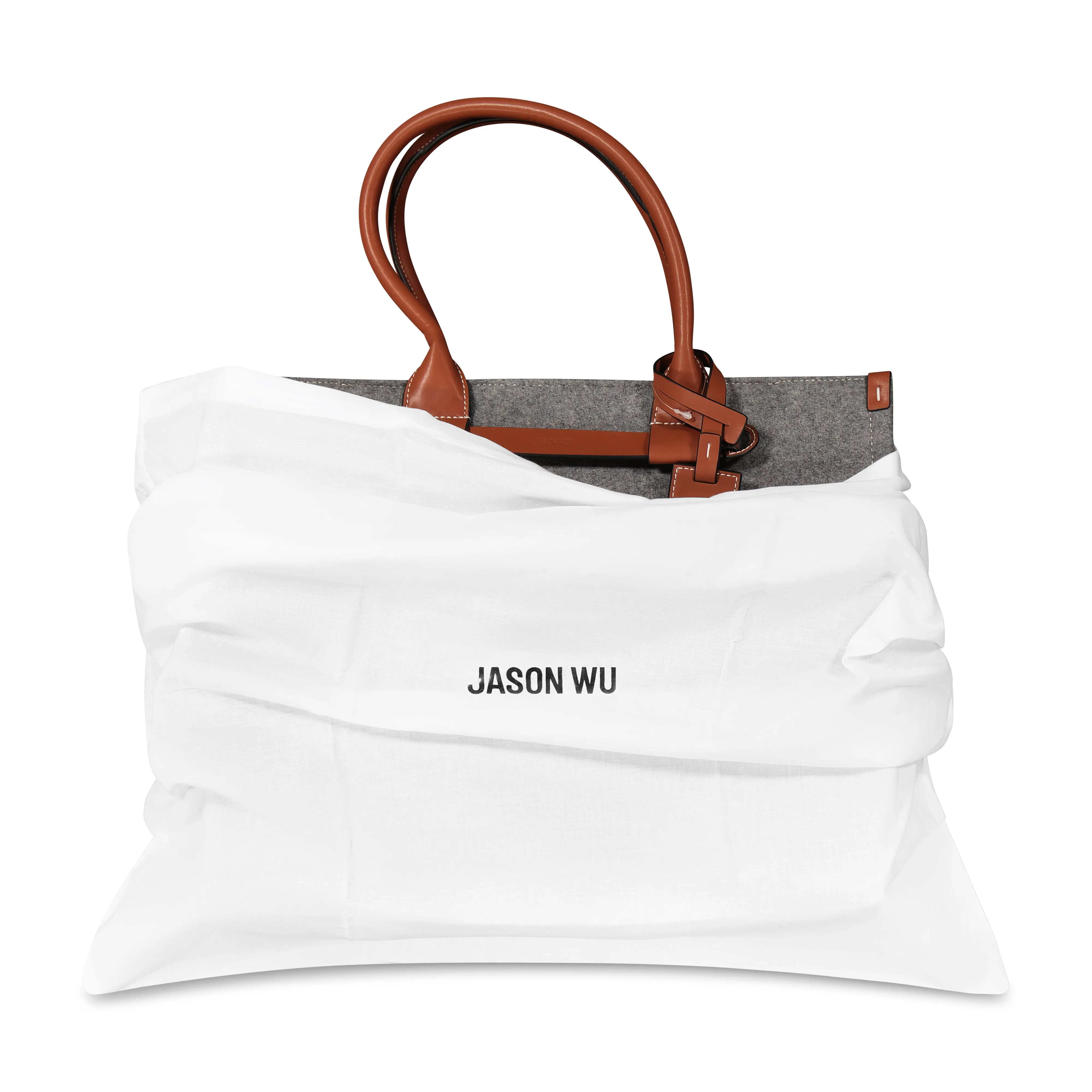 Jason Wu Structured Grey Felt Tote