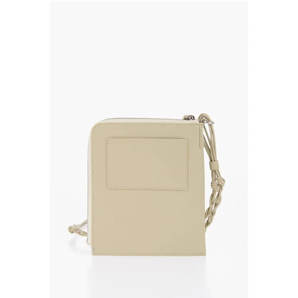 Jil Sander Leather Crossbody Wallet