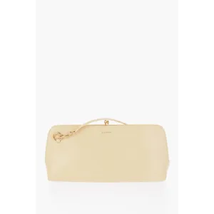 Jil Sander Leather Handbag with Removable Shoulder Strap