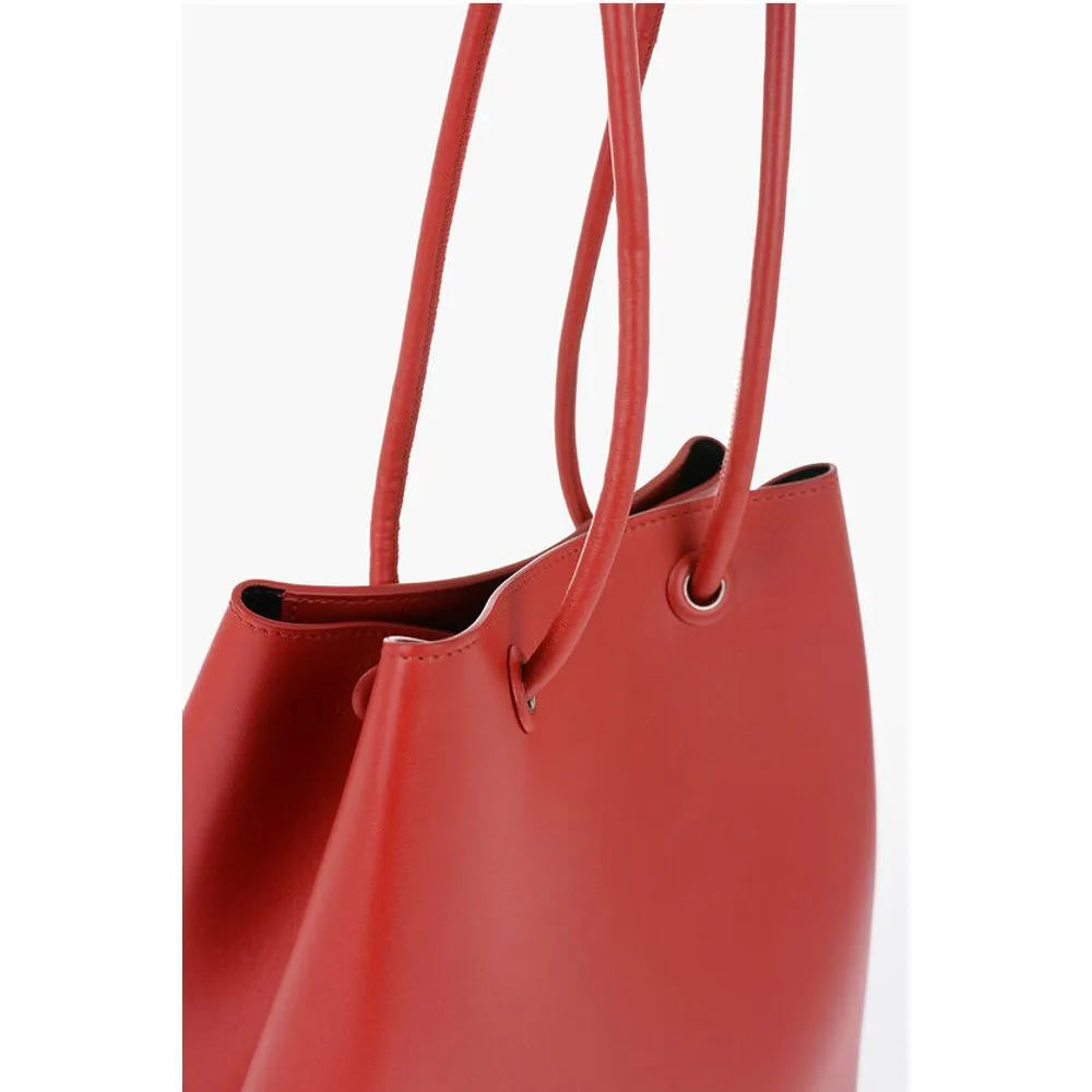 Jil Sander Leather Tote Bag with Card Shaped Inner Pockets