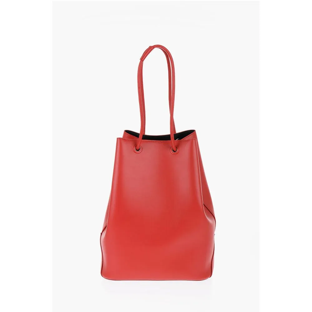 Jil Sander Leather Tote Bag with Card Shaped Inner Pockets
