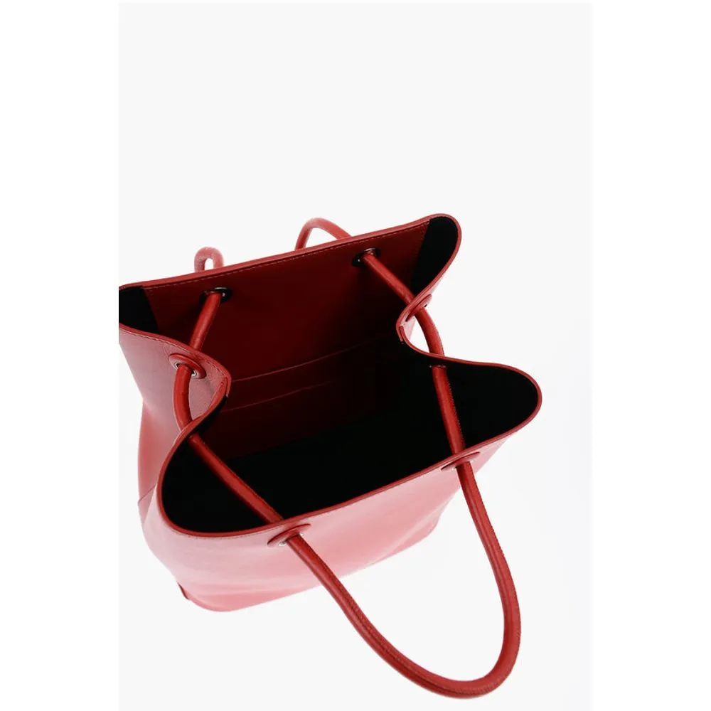 Jil Sander Leather Tote Bag with Card Shaped Inner Pockets