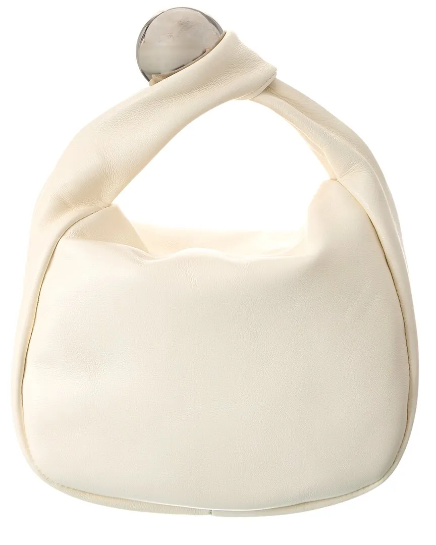 Jil Sander Sphere Leather Clutch